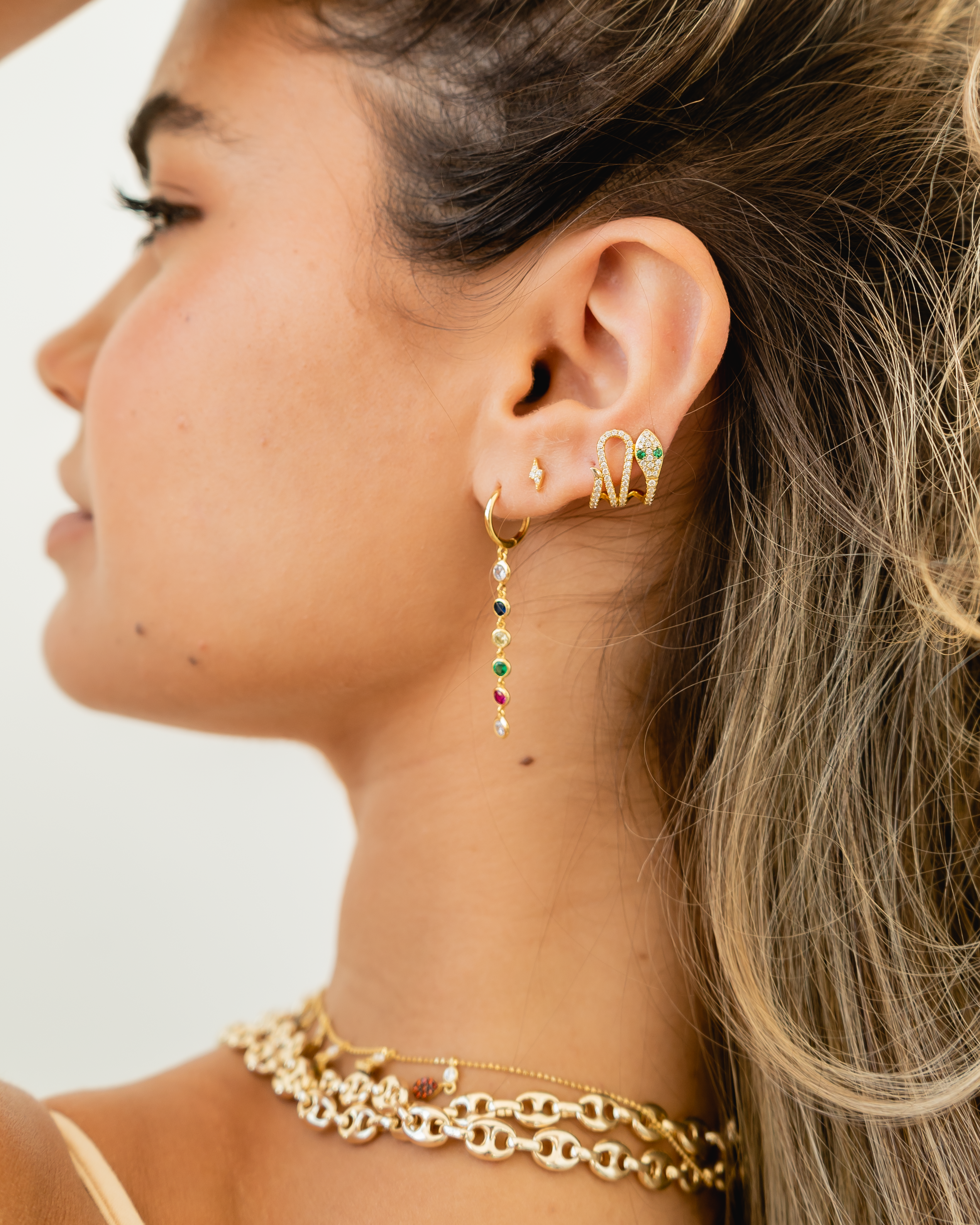 Aro Color Drop Dangle