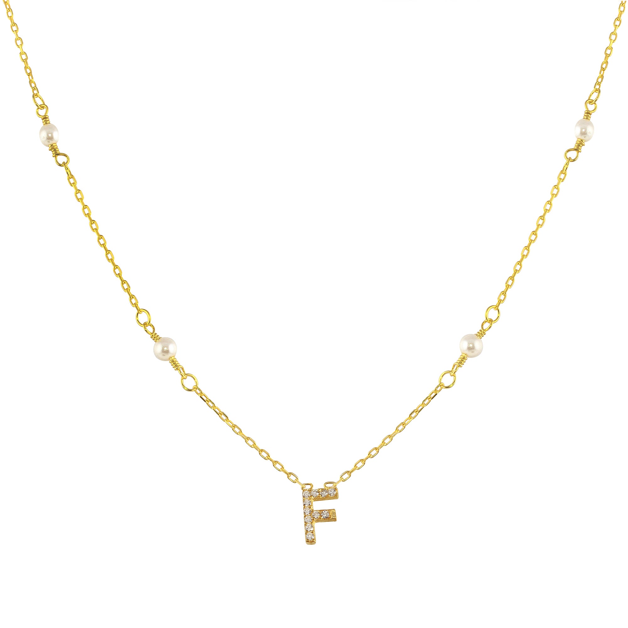Collar Vikita Letter Necklace