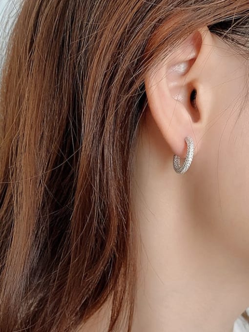 Aro Gigi Silver Hoop
