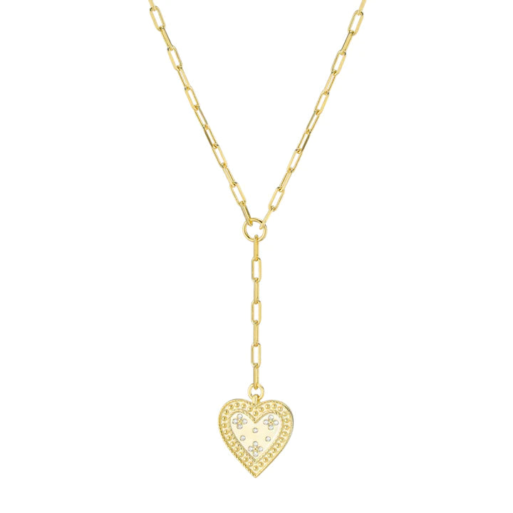 Collar Goldy Scapular Heart