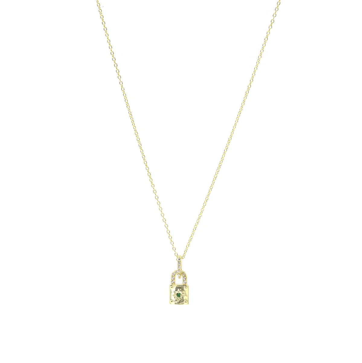 Collar Green Light Locket