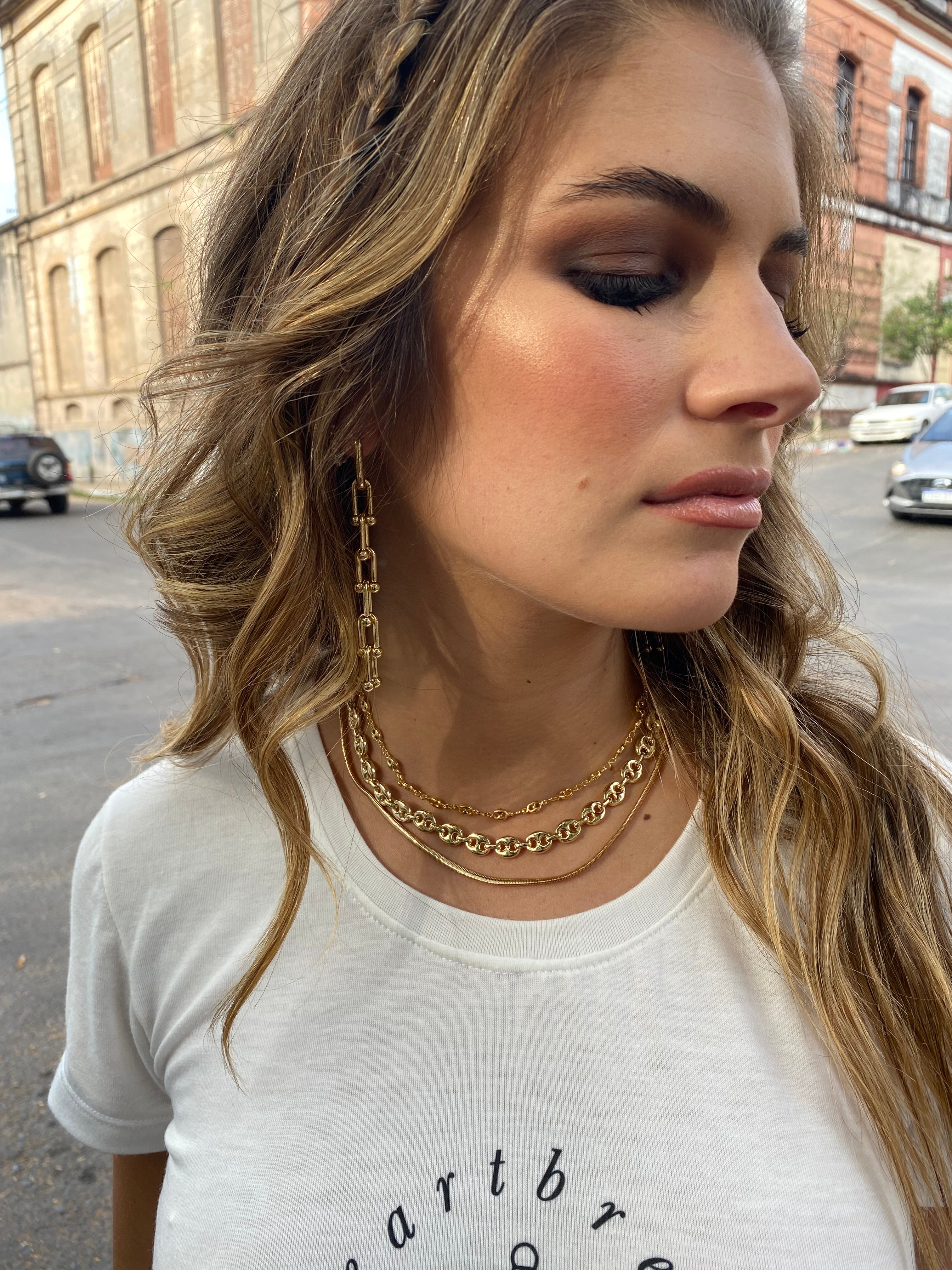 Collar Jaggy Chain L