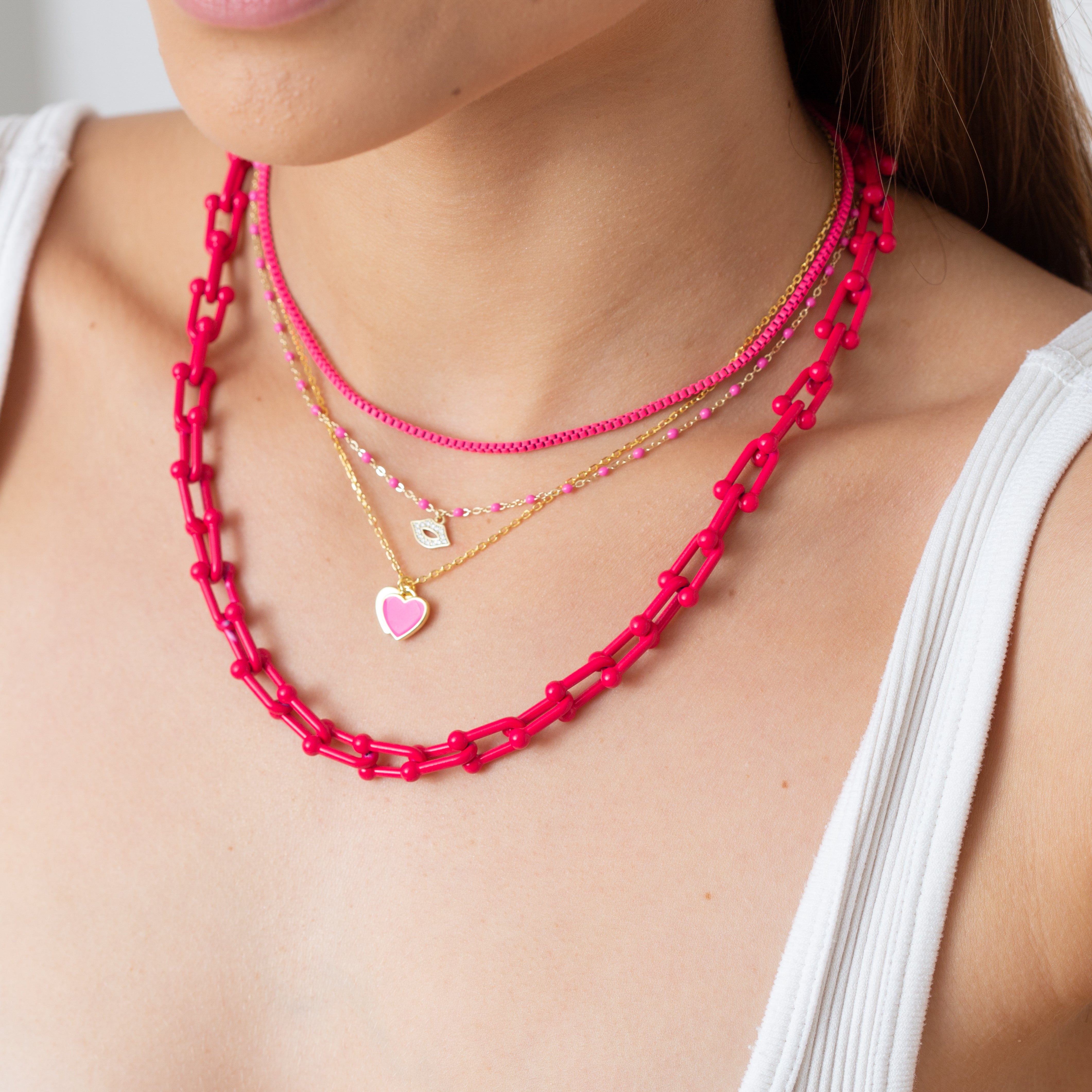Collar Double Love Heart