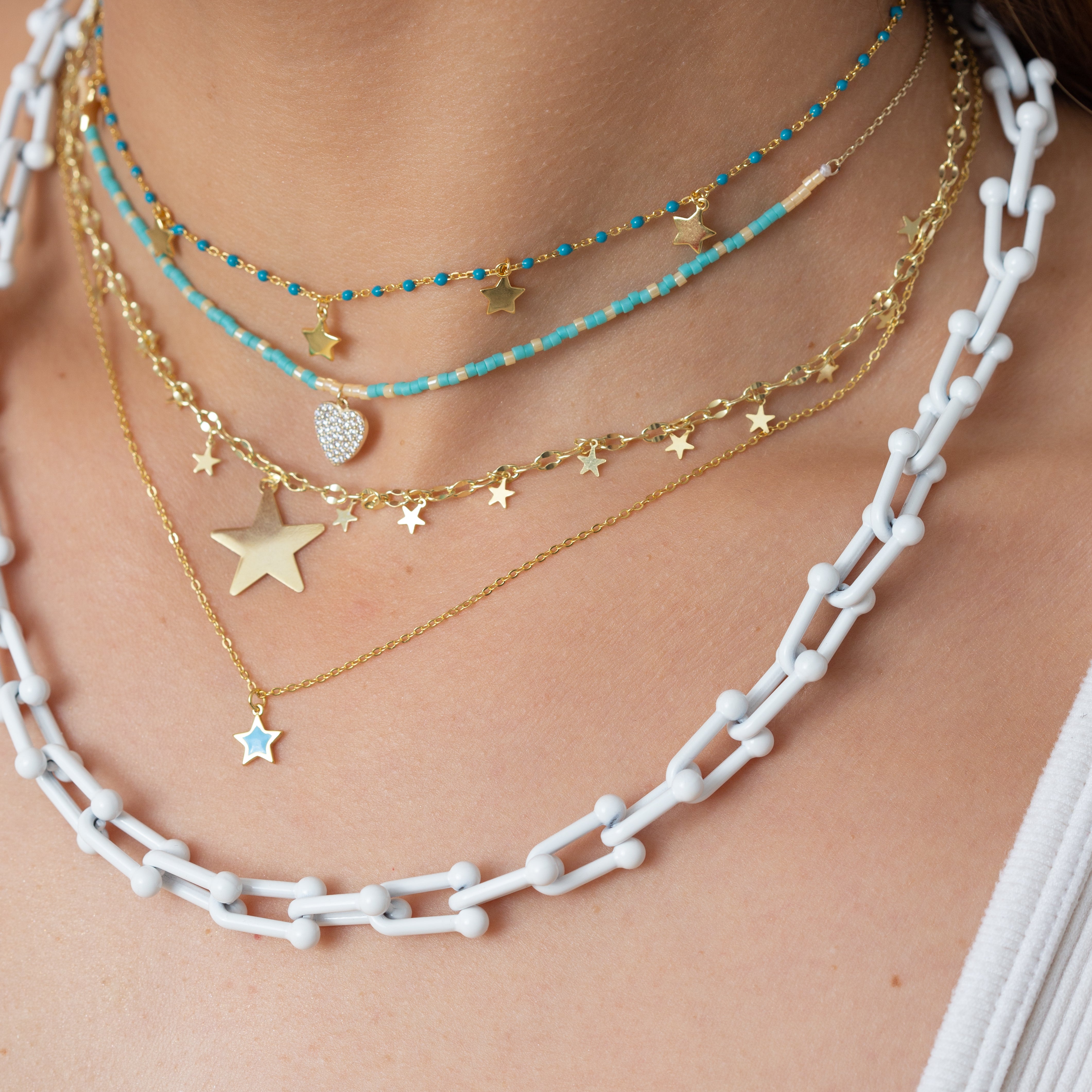 Collar Turq Love