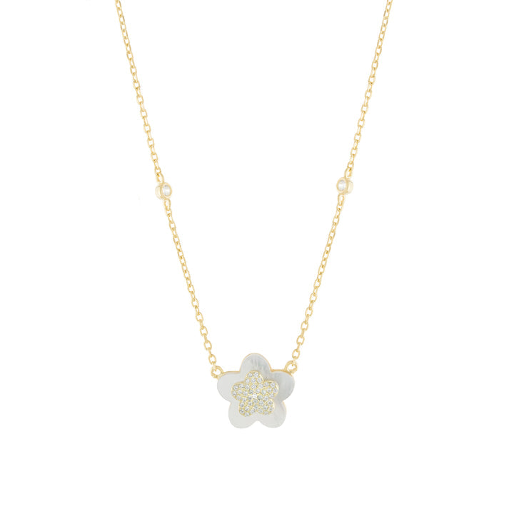 Collar MOP Flower Light