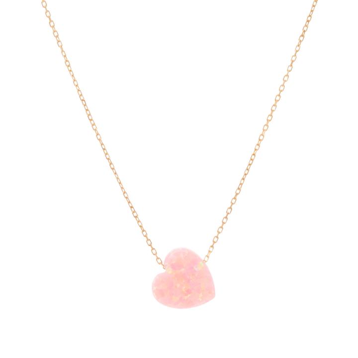 Collar Opi Heart Pink