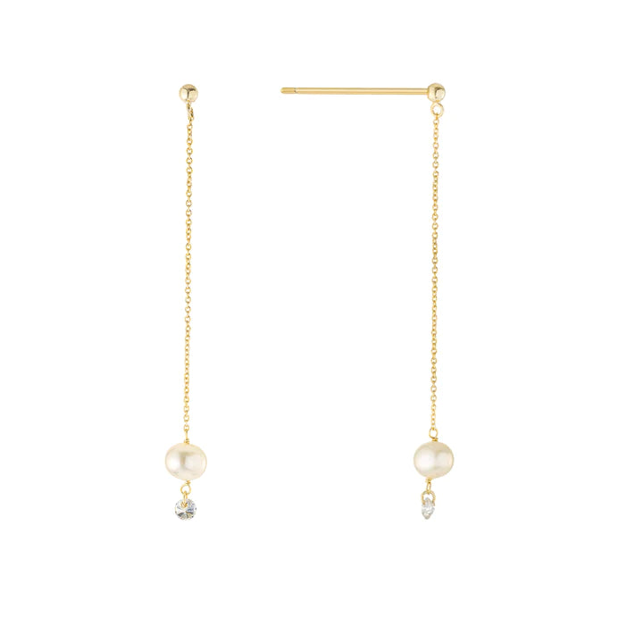 Aro Pearl & Baby CZ Dangle