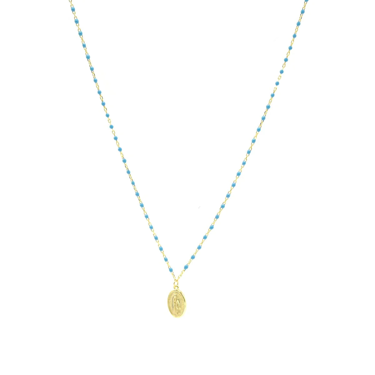 Collar Rosary Baby Medal