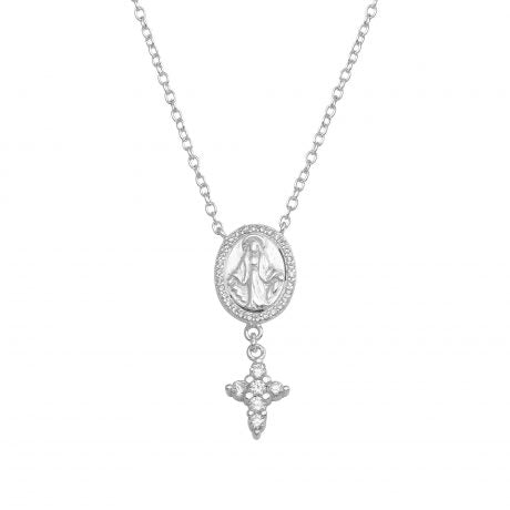 Collar Virgin Cross