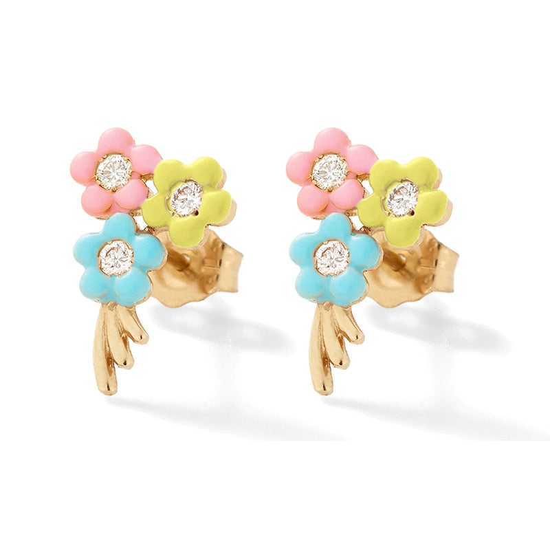 Aro Bouquet Pastel Stud