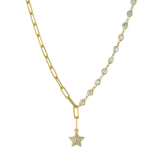 Collar Cirka Round Star CZ