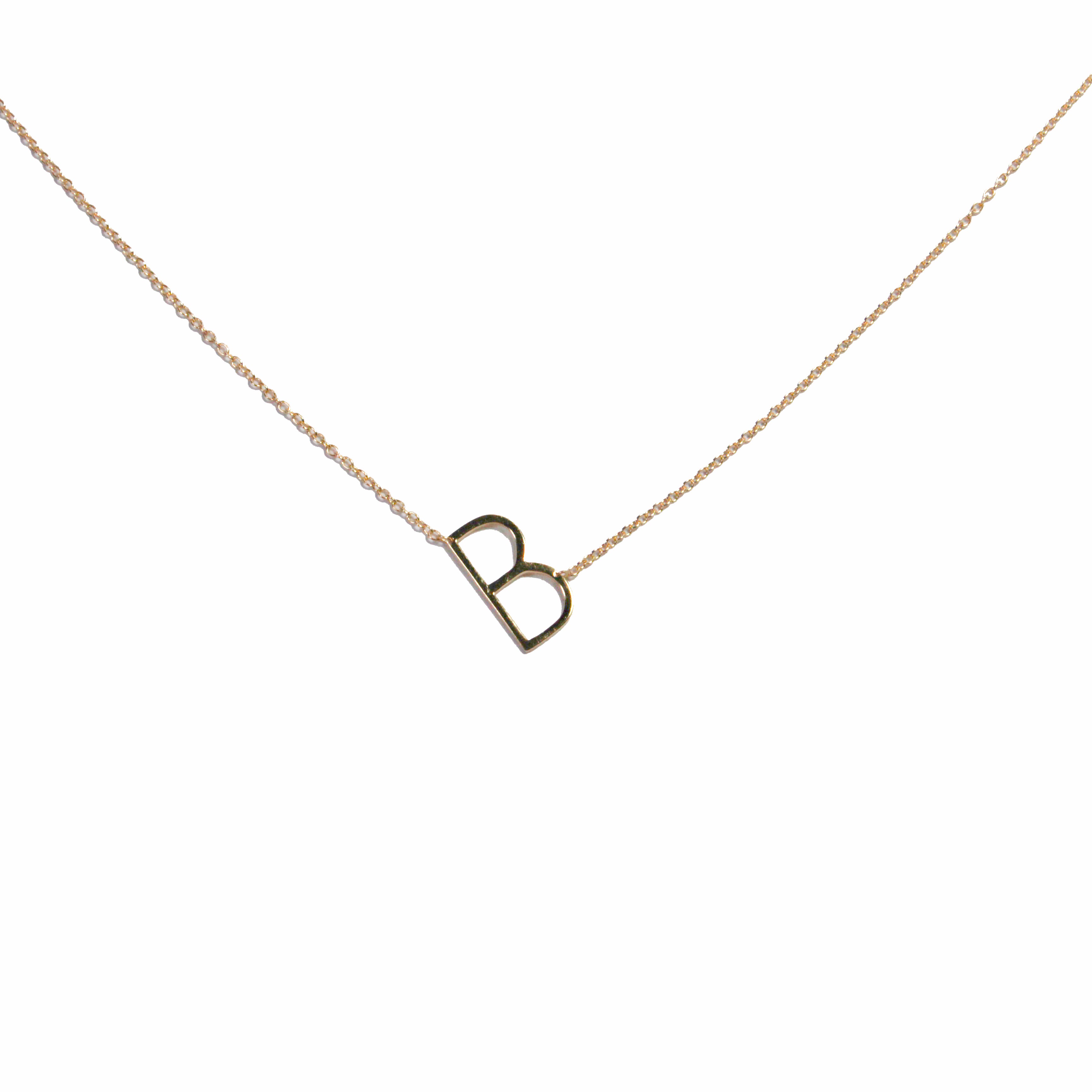 Collar Sided Plain Initial