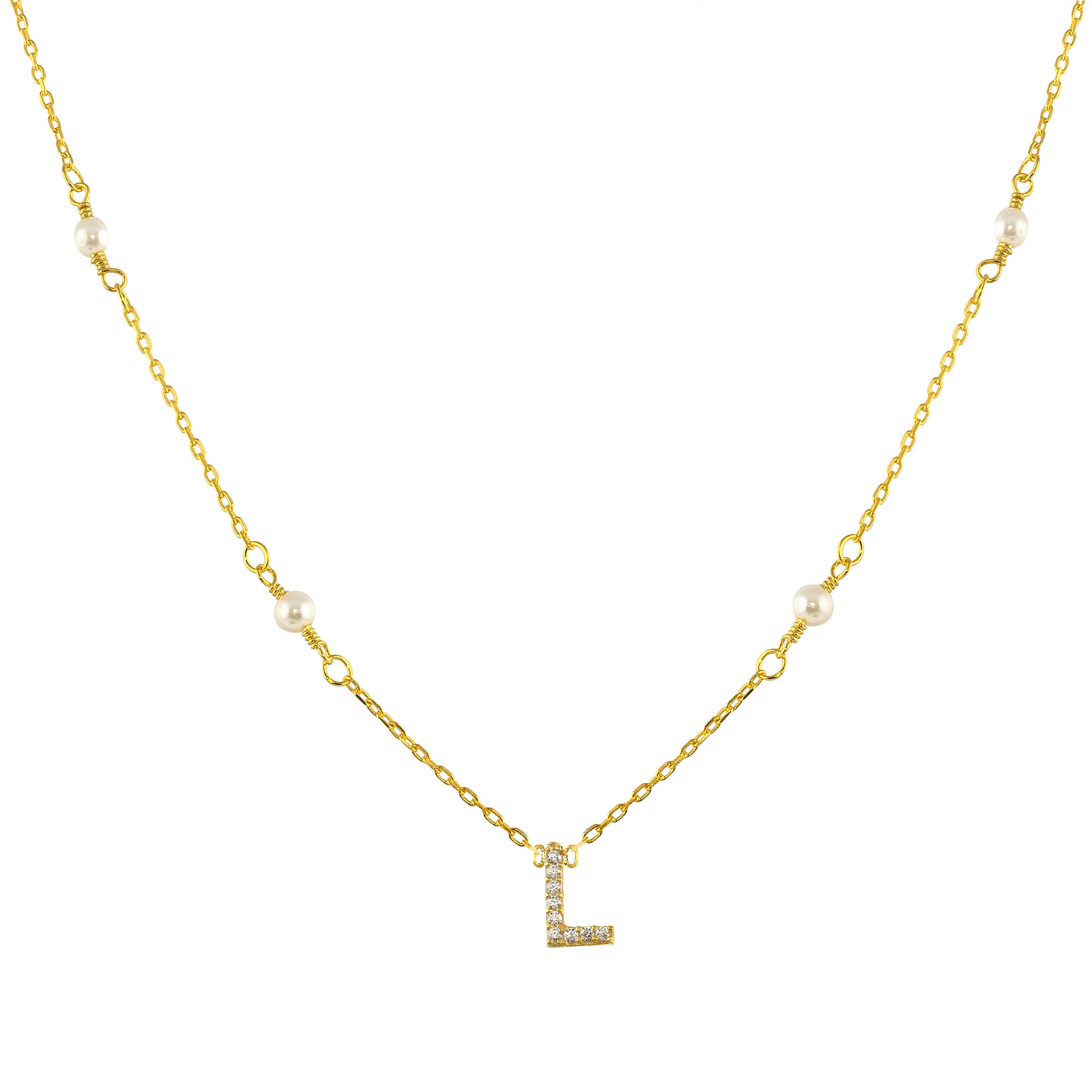 Collar Vikita Letter Necklace