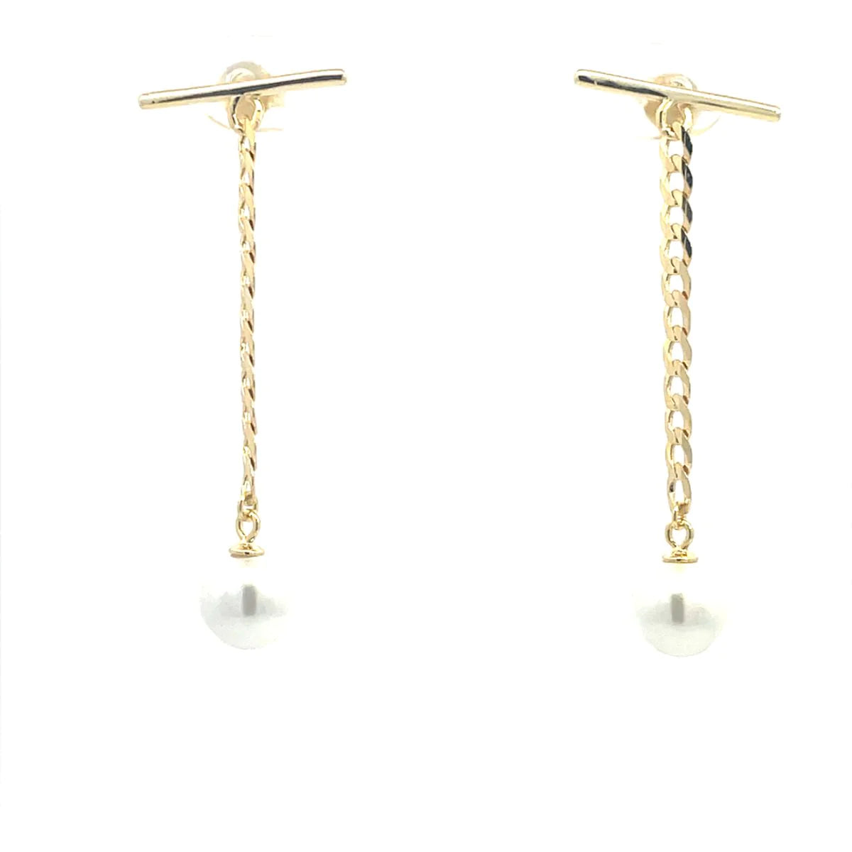 Aro Line Chain Pearl Drop