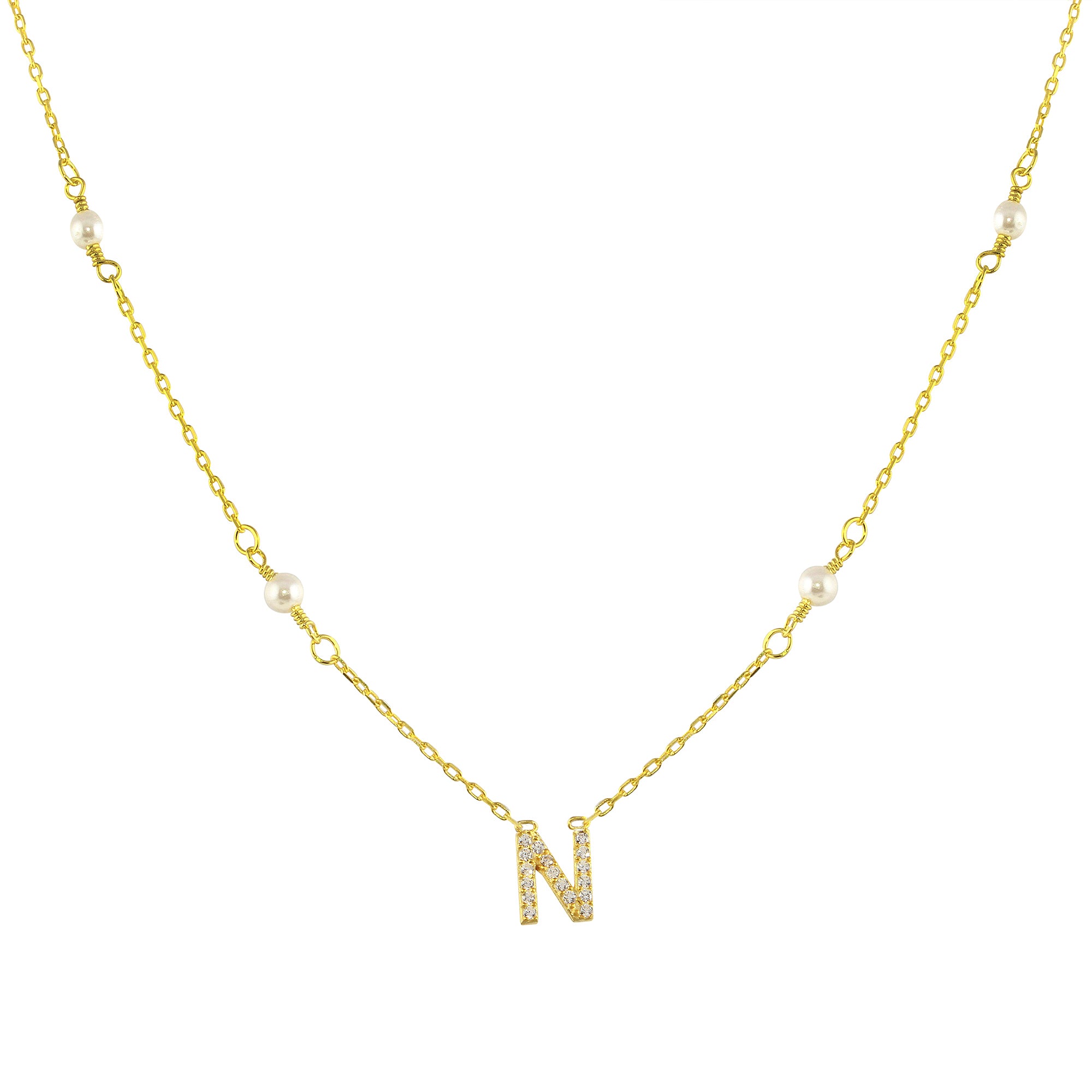 Collar Vikita Letter Necklace