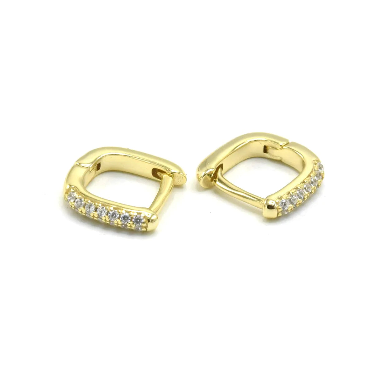 Aro Squarey Cz Huggie