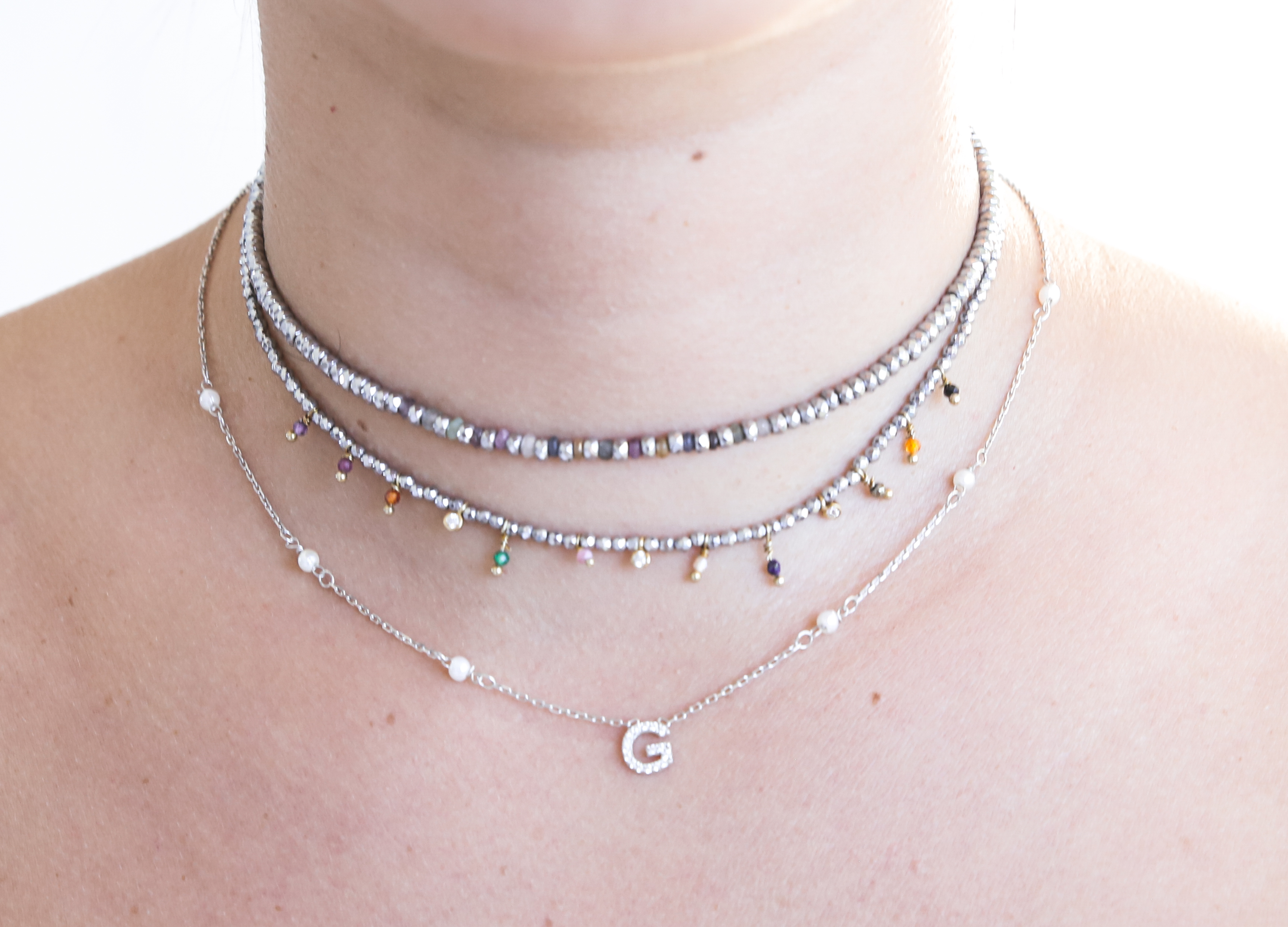 Collar Vikita Letter Necklace
