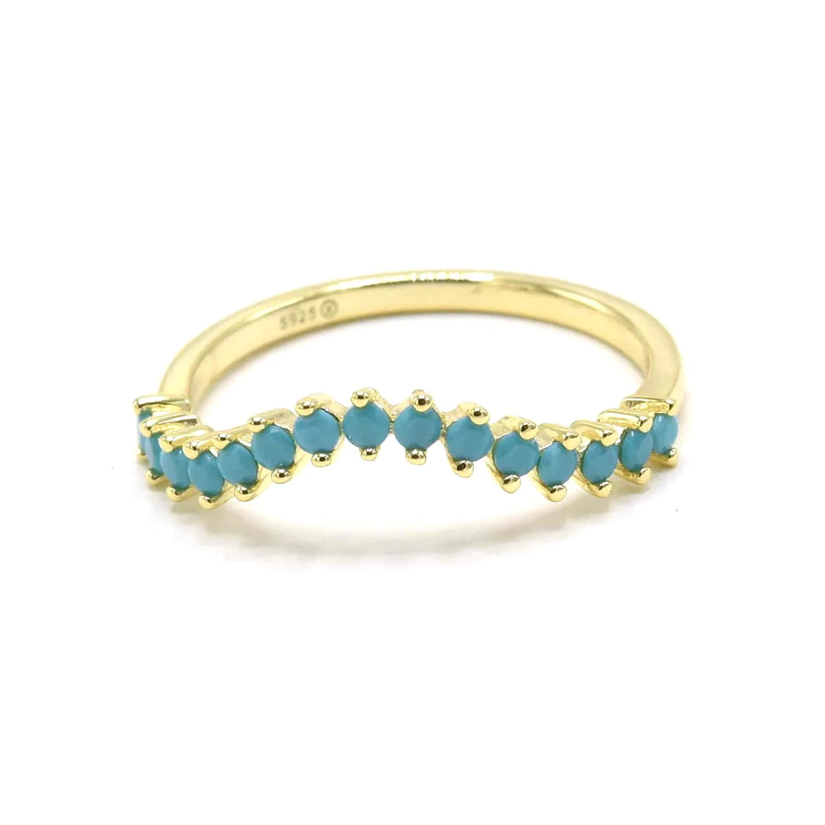 Anillo Wavy Stone