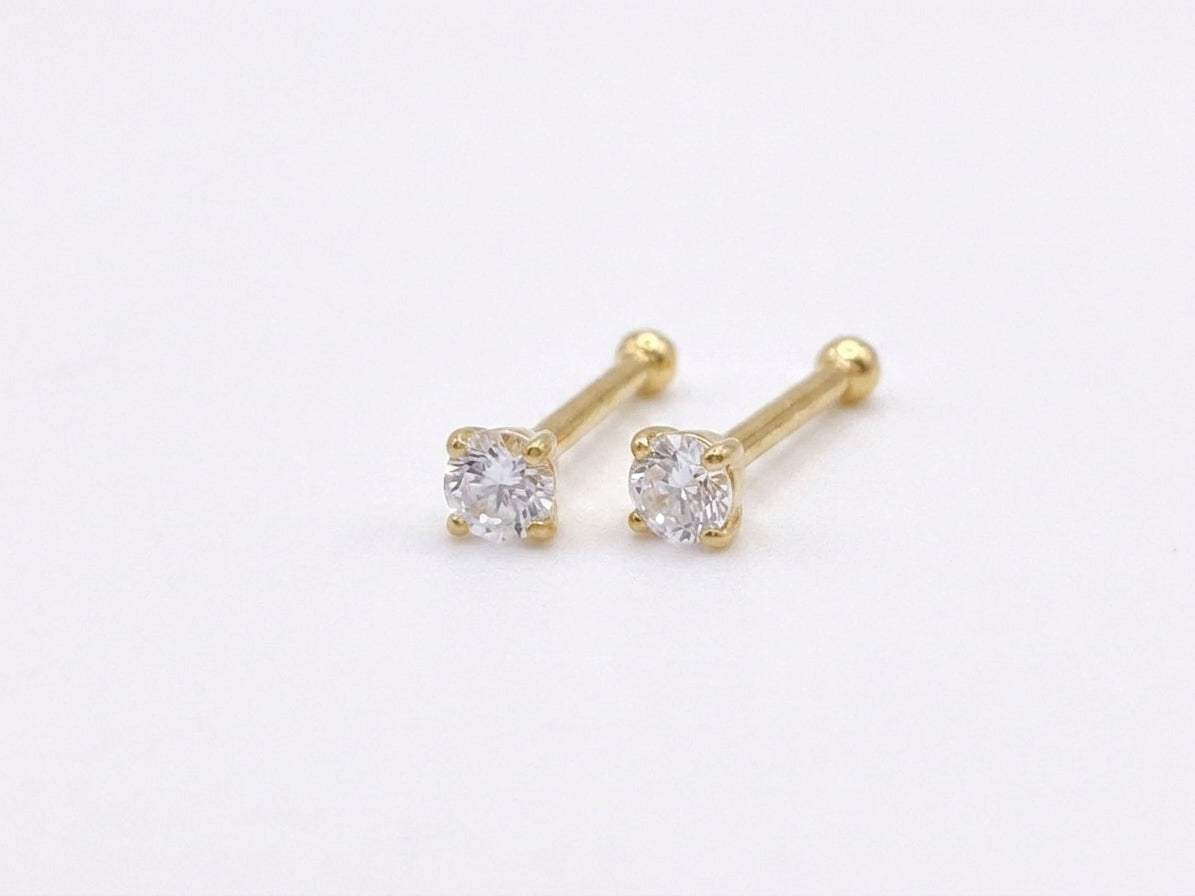 Aro Micro Light CZ Stud