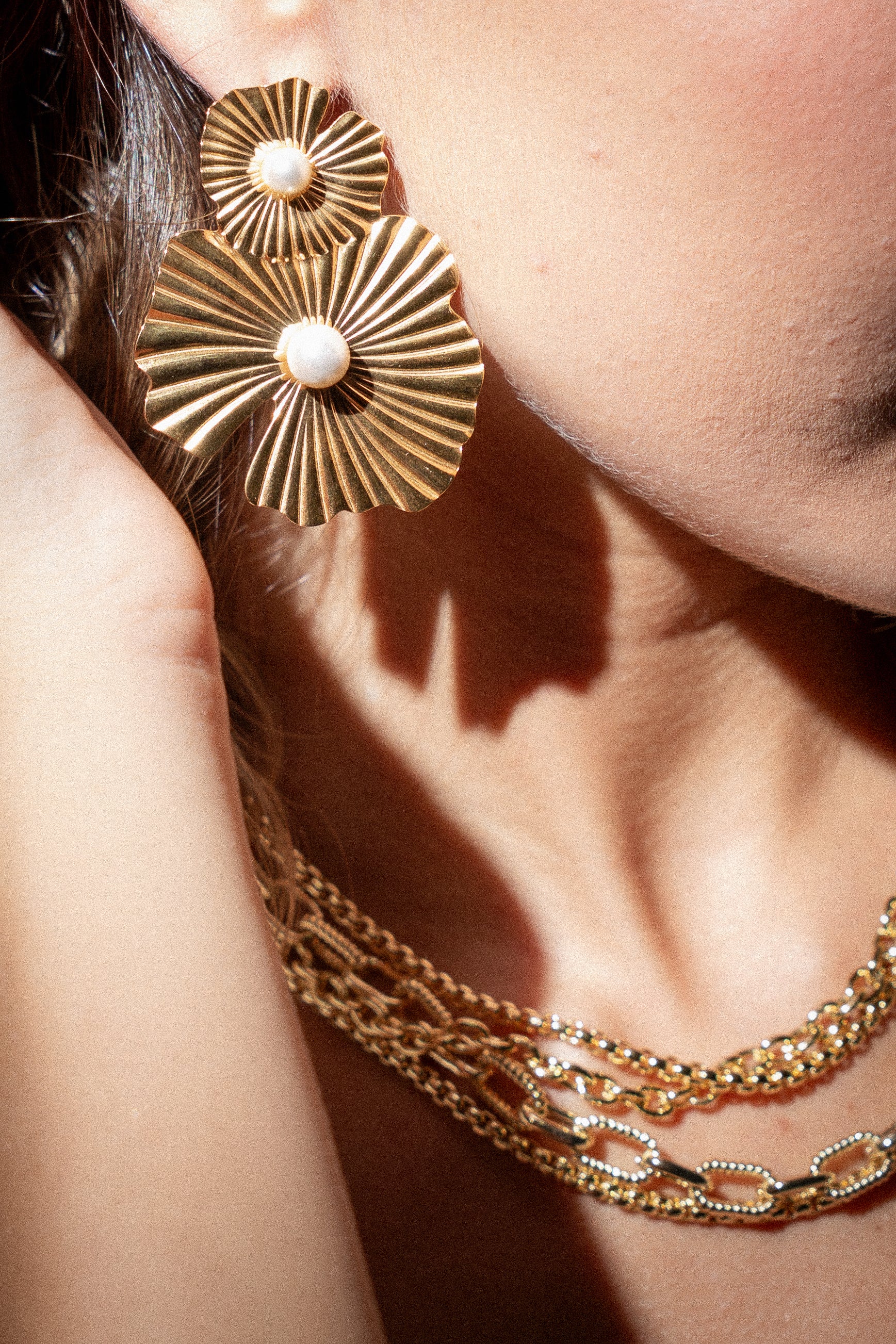 Aro Duo Gran Shinny Flower & Pearl