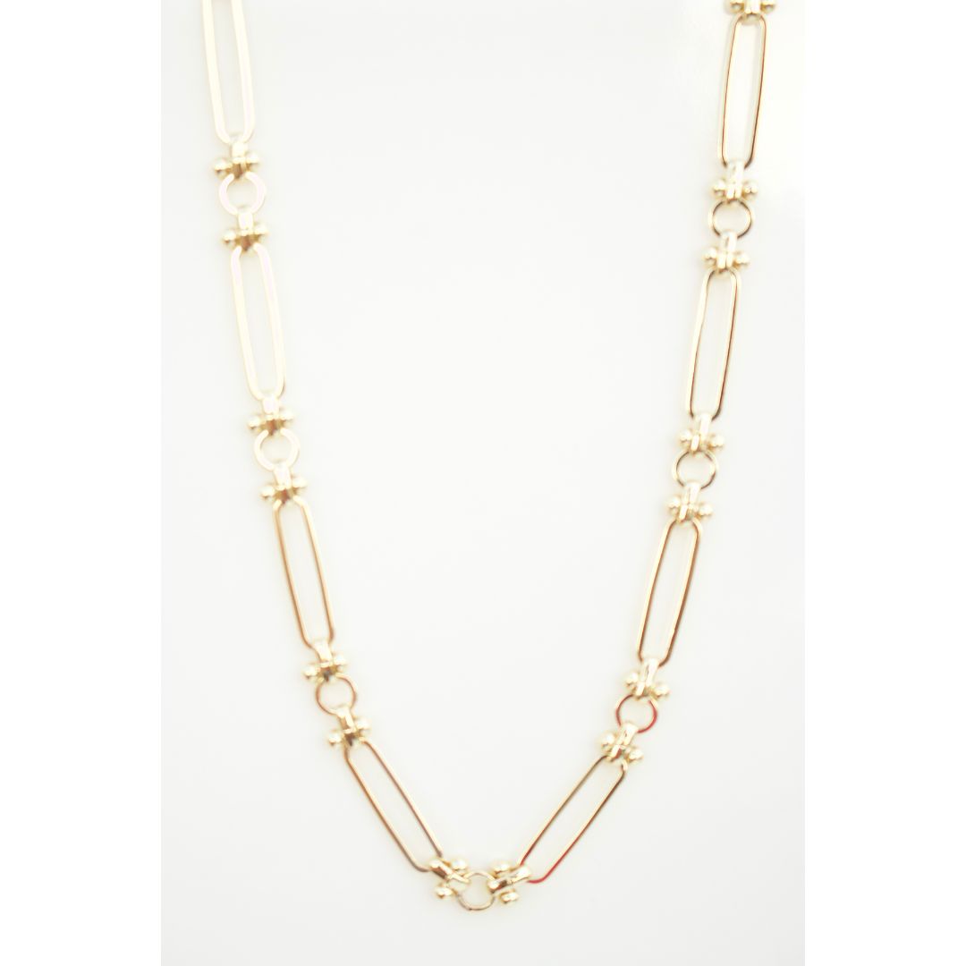 Collar Oval Links Choker Gold