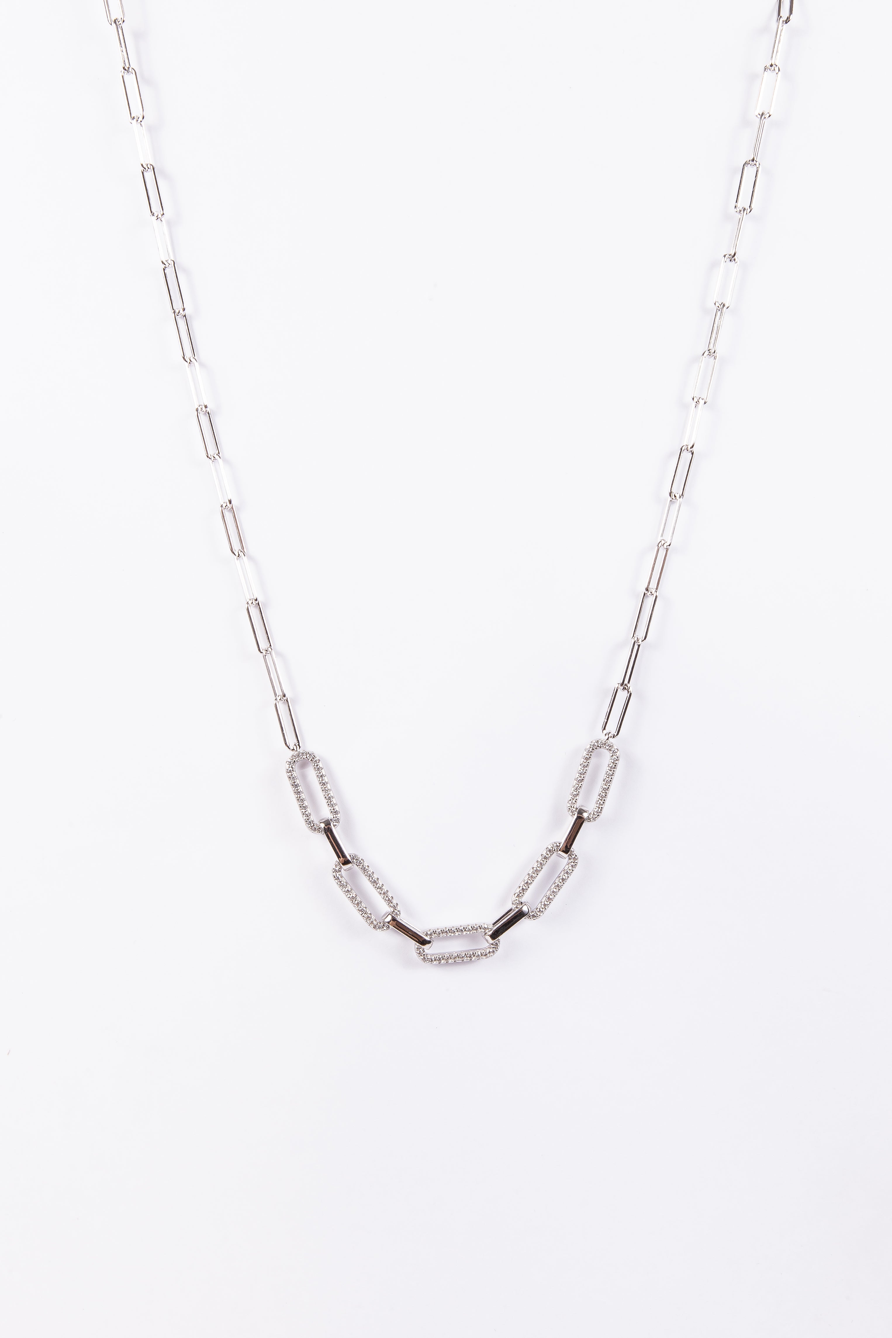 Collar Paperclip CZ Centy