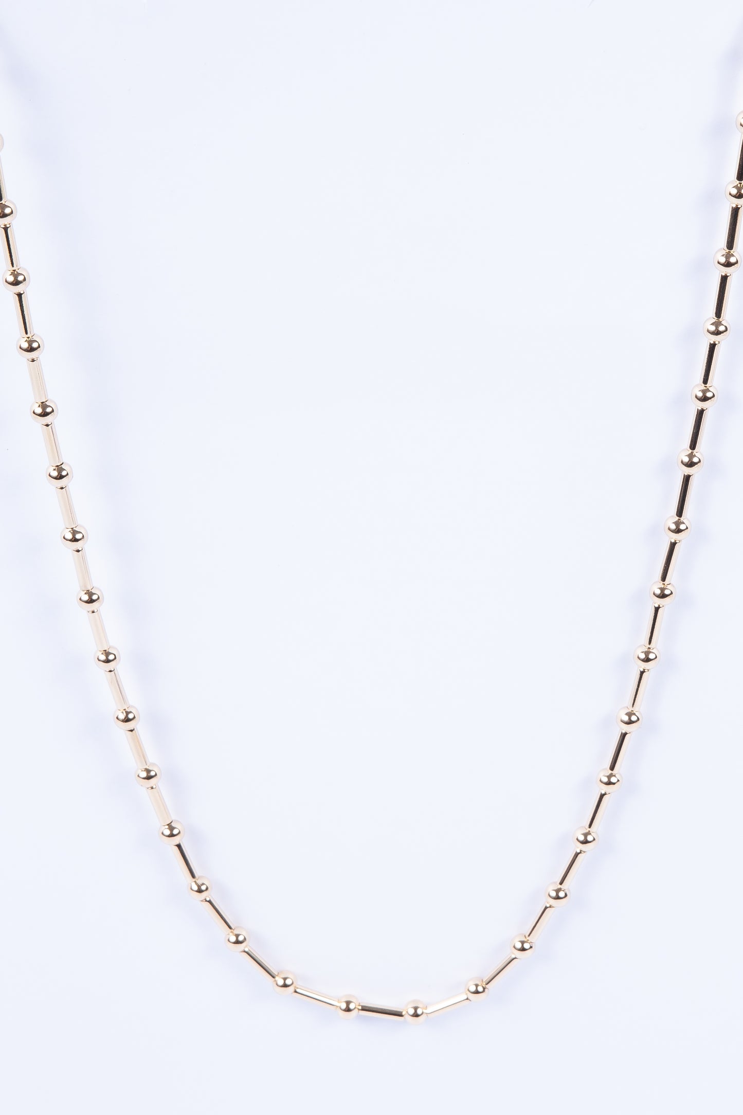 Collar Goldfilled Dotted Spaced Choker