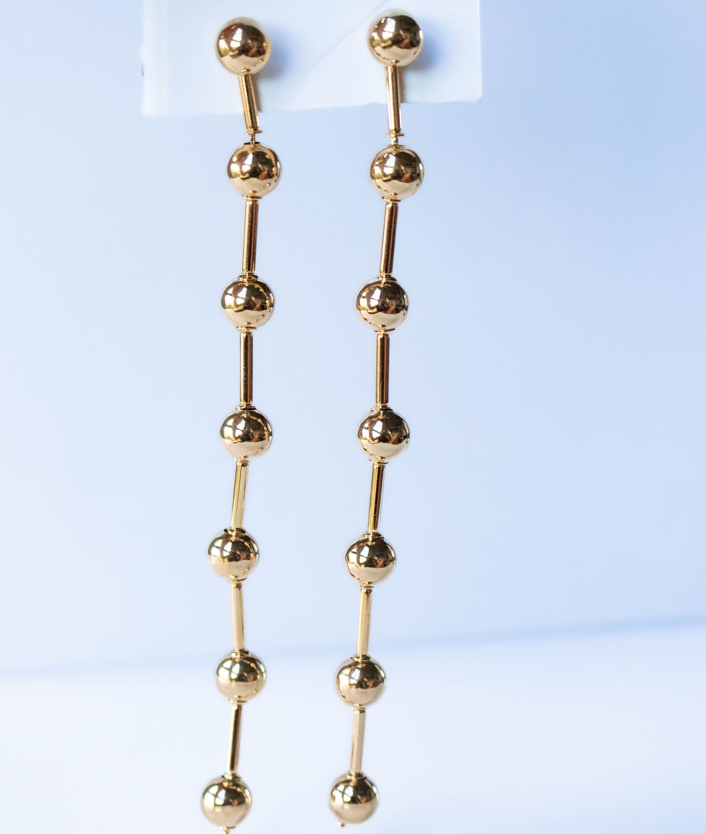 Aro Goldfilled Dotted Spaced Dangle