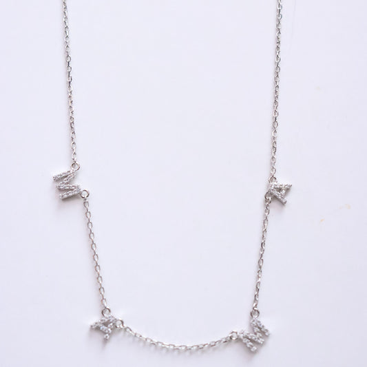 Collar MAMA CZ Spaced Tiny Necklace