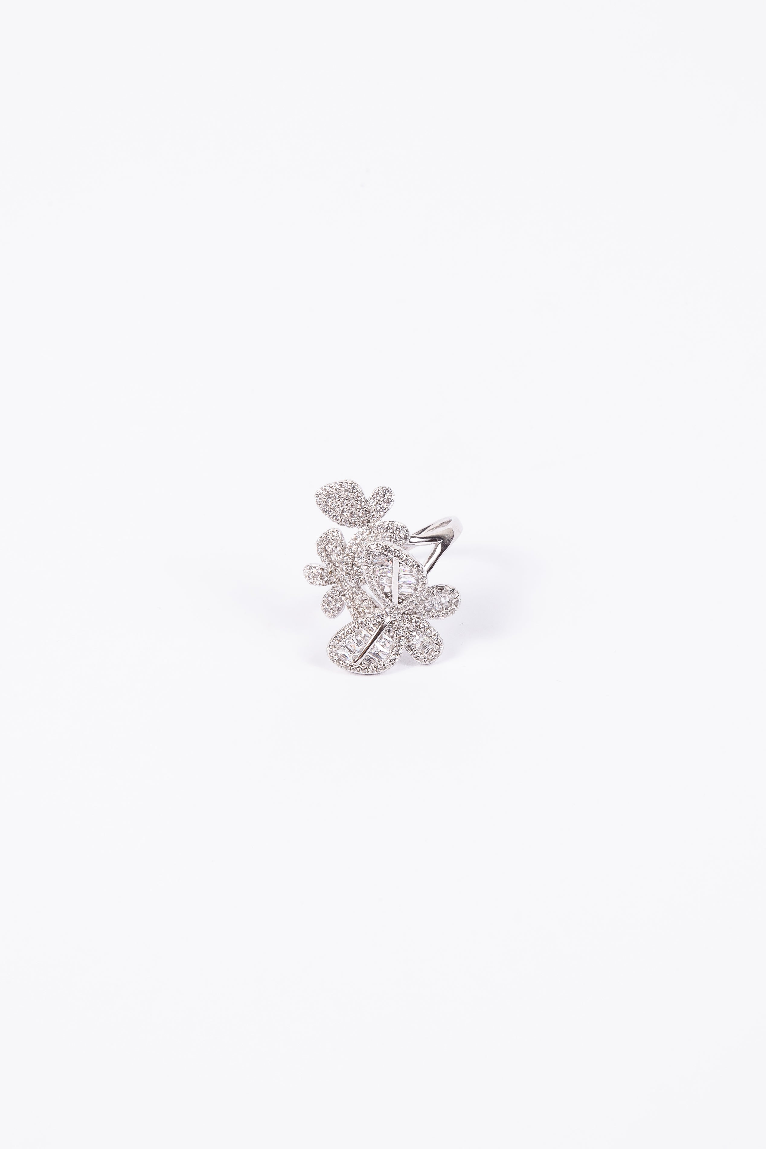 Anillo Double Butterfly Silver Gran Ring