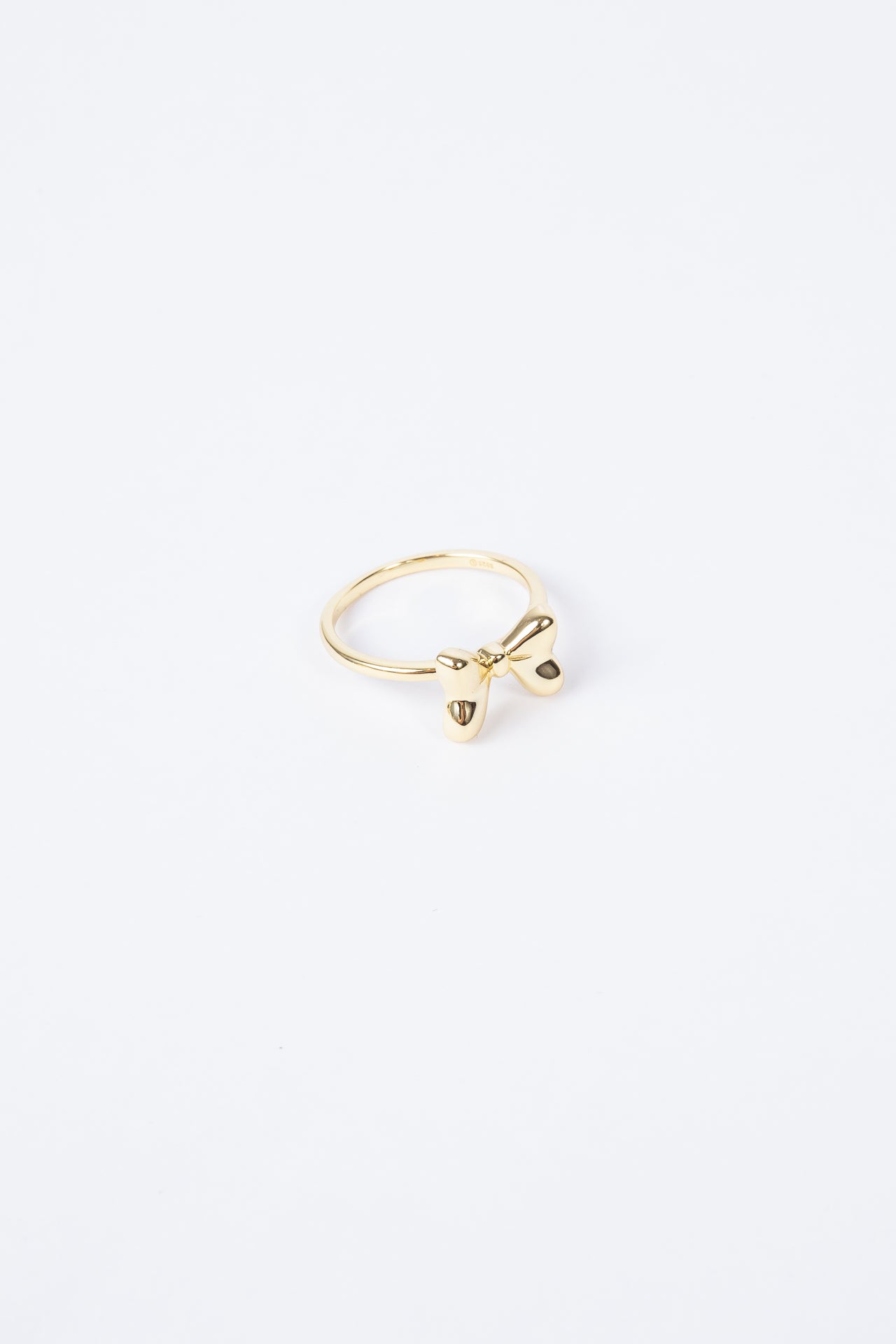 Anillo Chunky Bow Gold Ring