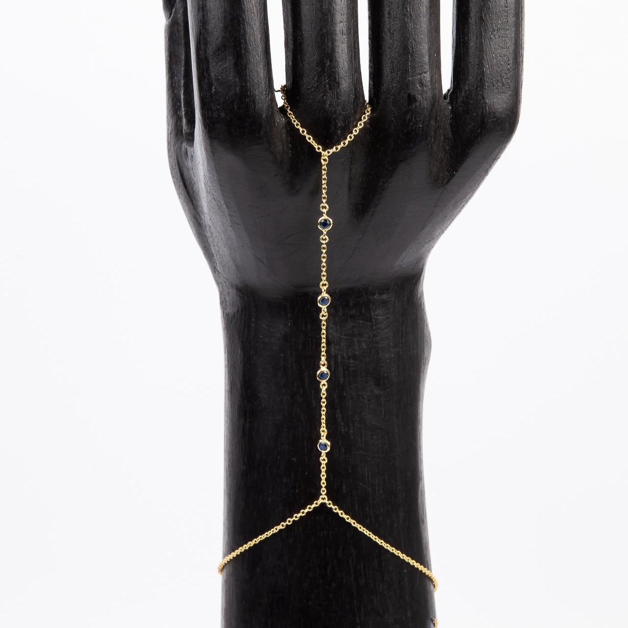Pulsera 4 CZ Bezel & Ring Bracelet