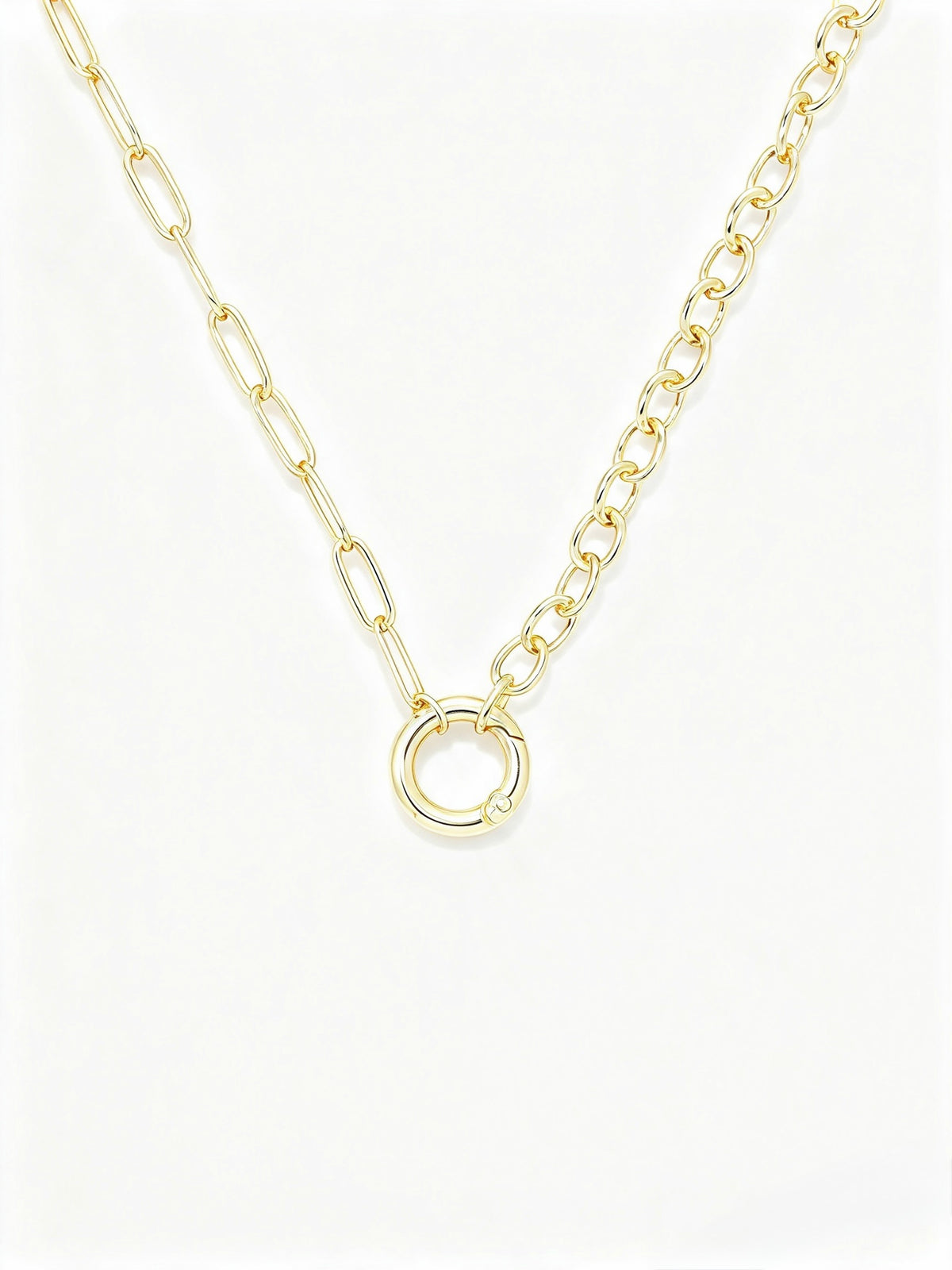 Collar Paperclip & Chain Stoner Drop Pink