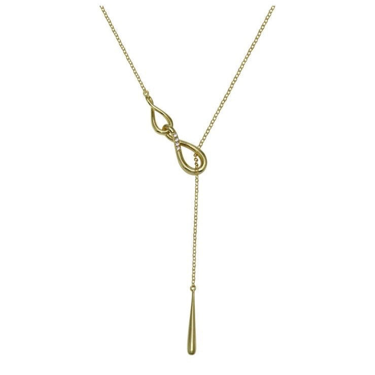 Collar Infinity Drop Choker