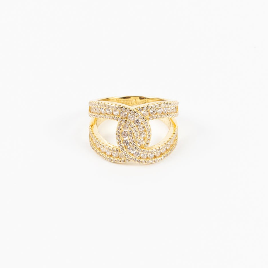 Anillo Bagui Gran Interlocking