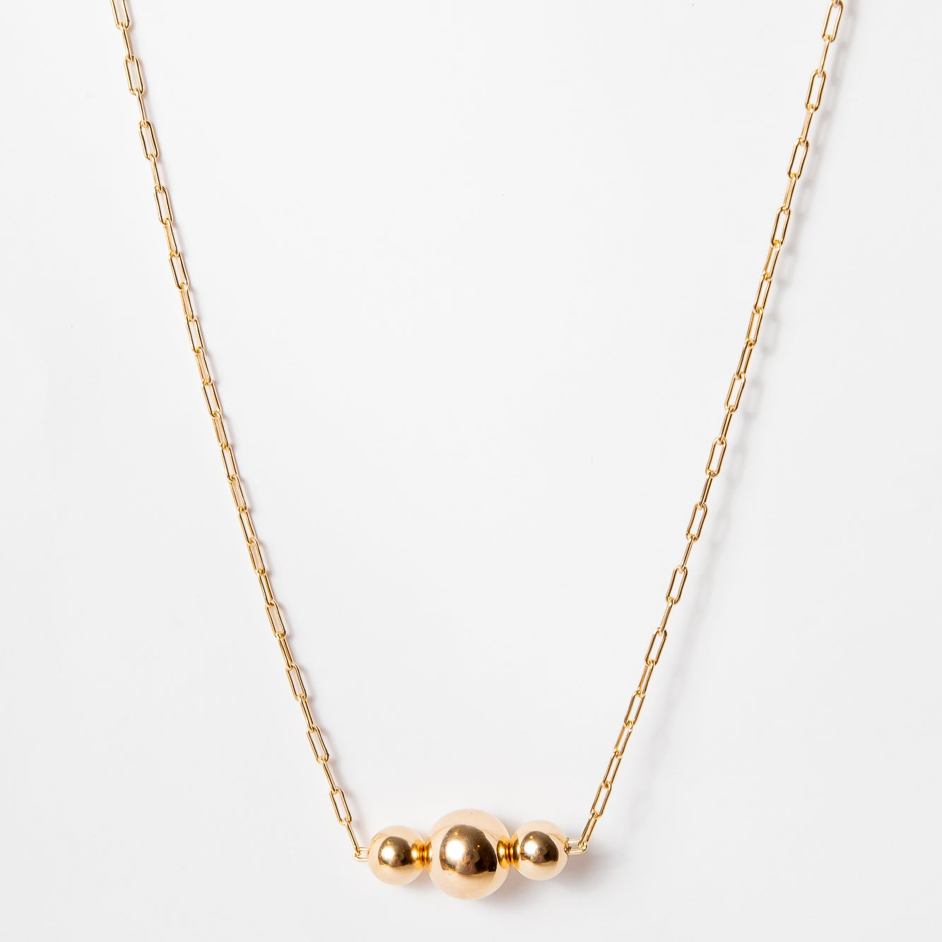 Collar Paperclip 3 Bubbles Choker