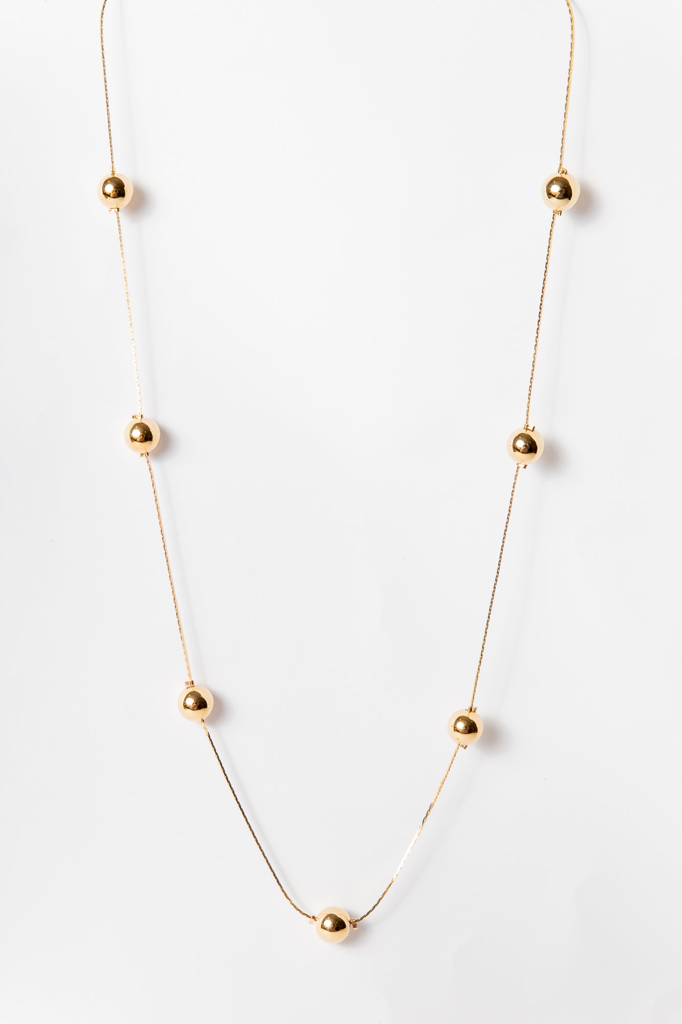 Collar Skinny Lungo Separate Bubbles Necklace