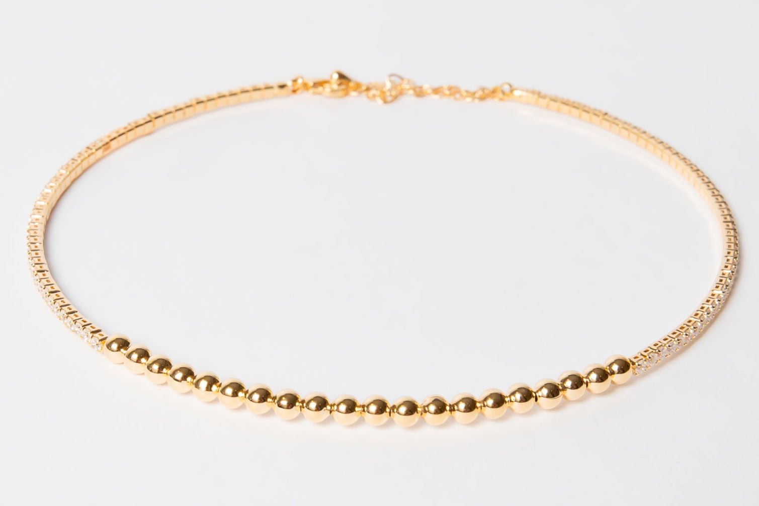 Collar CZ & Infinity Bubbles Choker