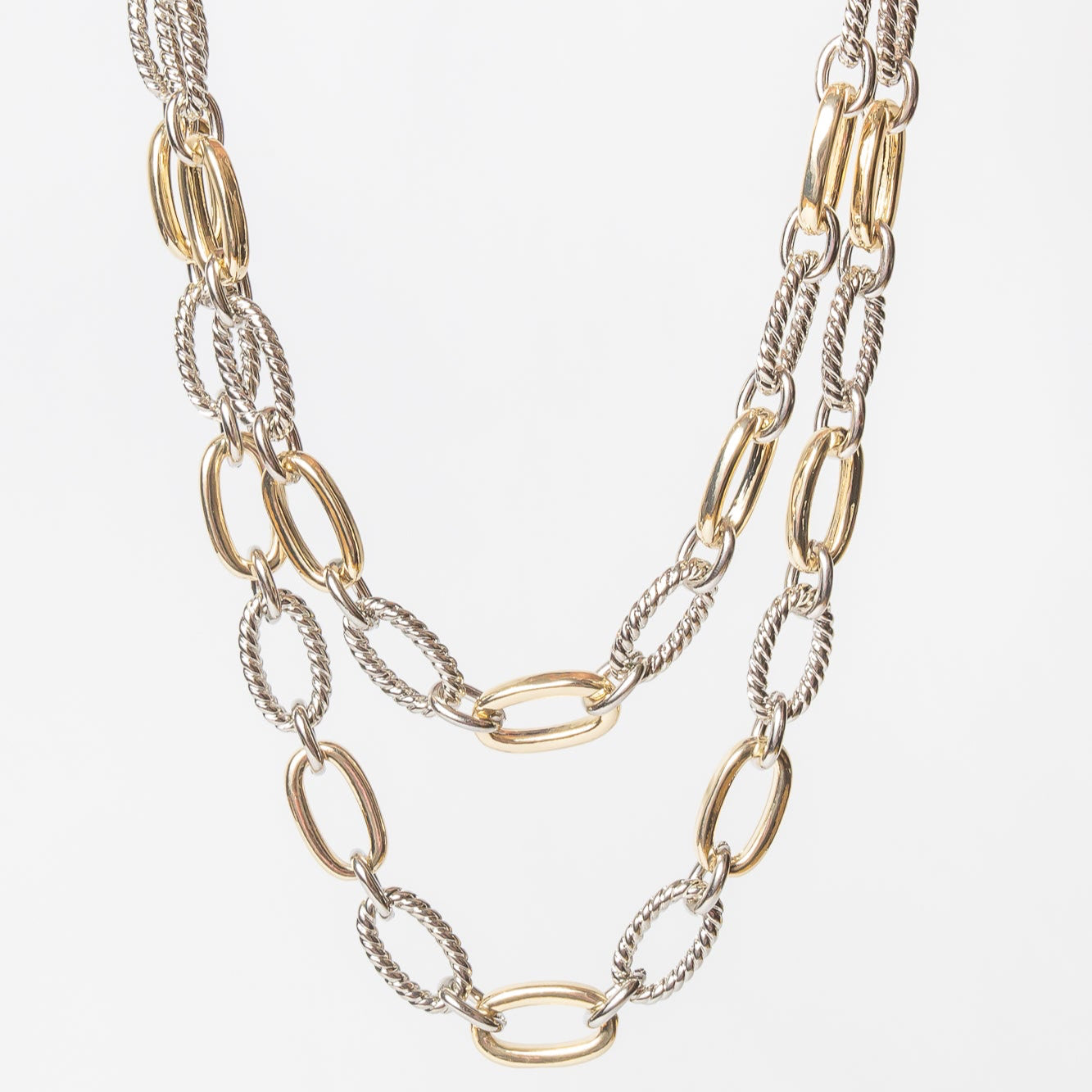Collar  New Mumu Double Bicolor Ovaly