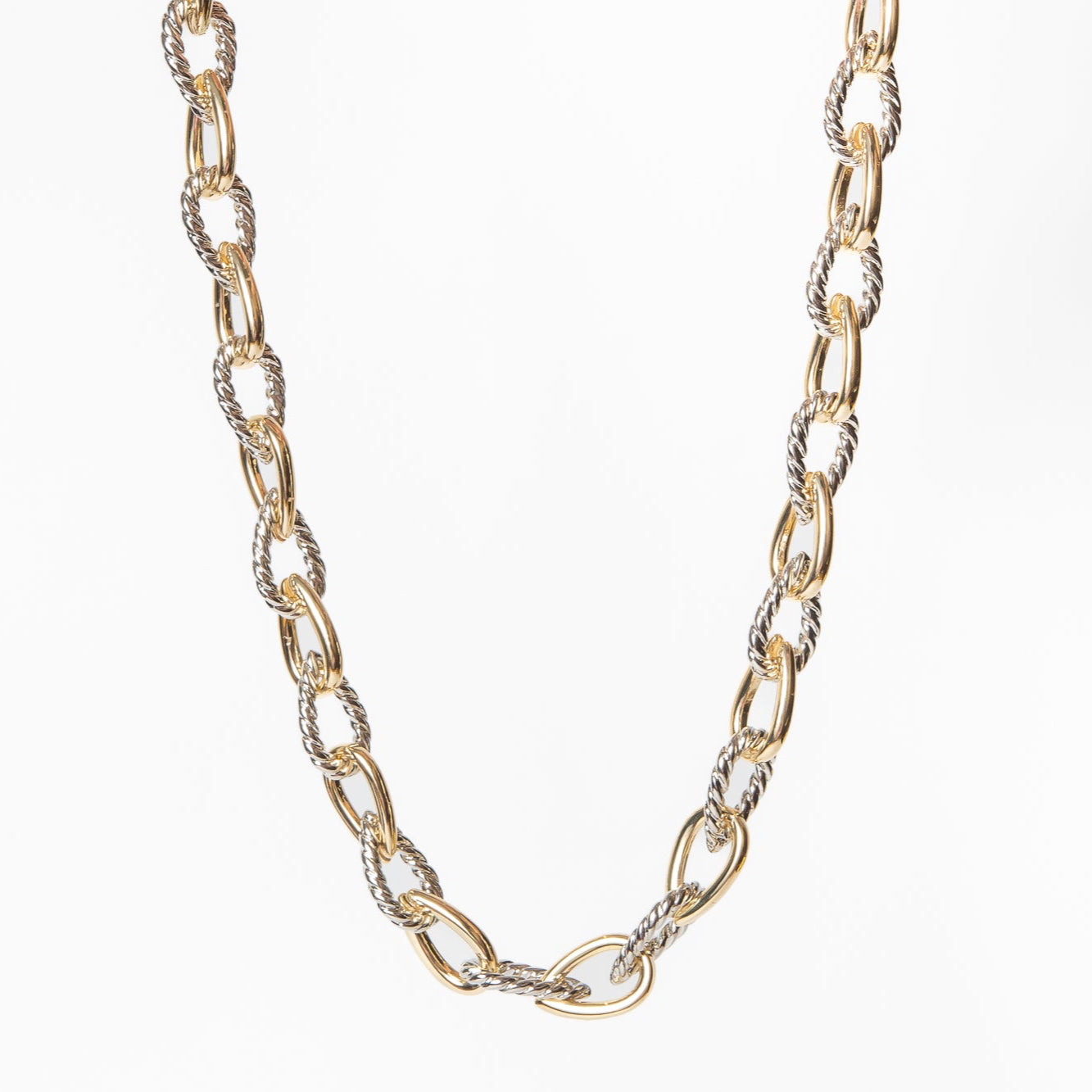 Collar Skinny New Lamber Bicolor Rope