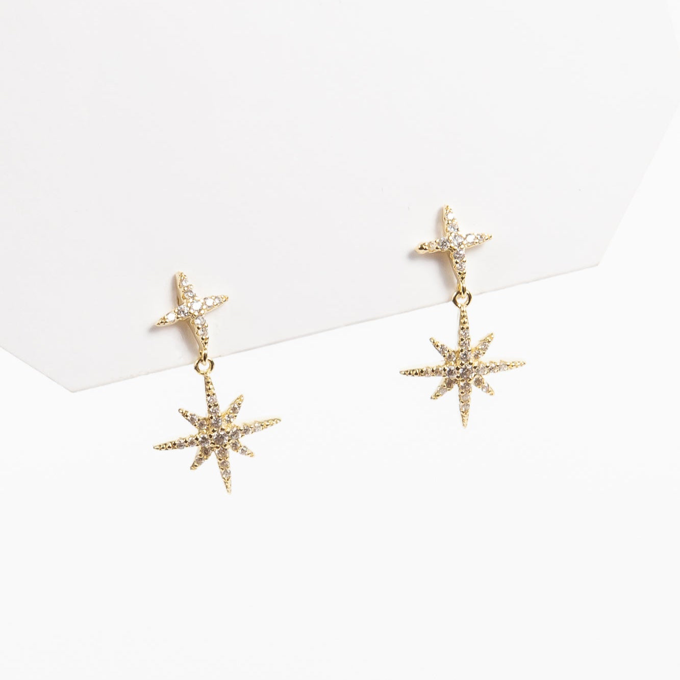 Aro Double Constel CZ Dangle