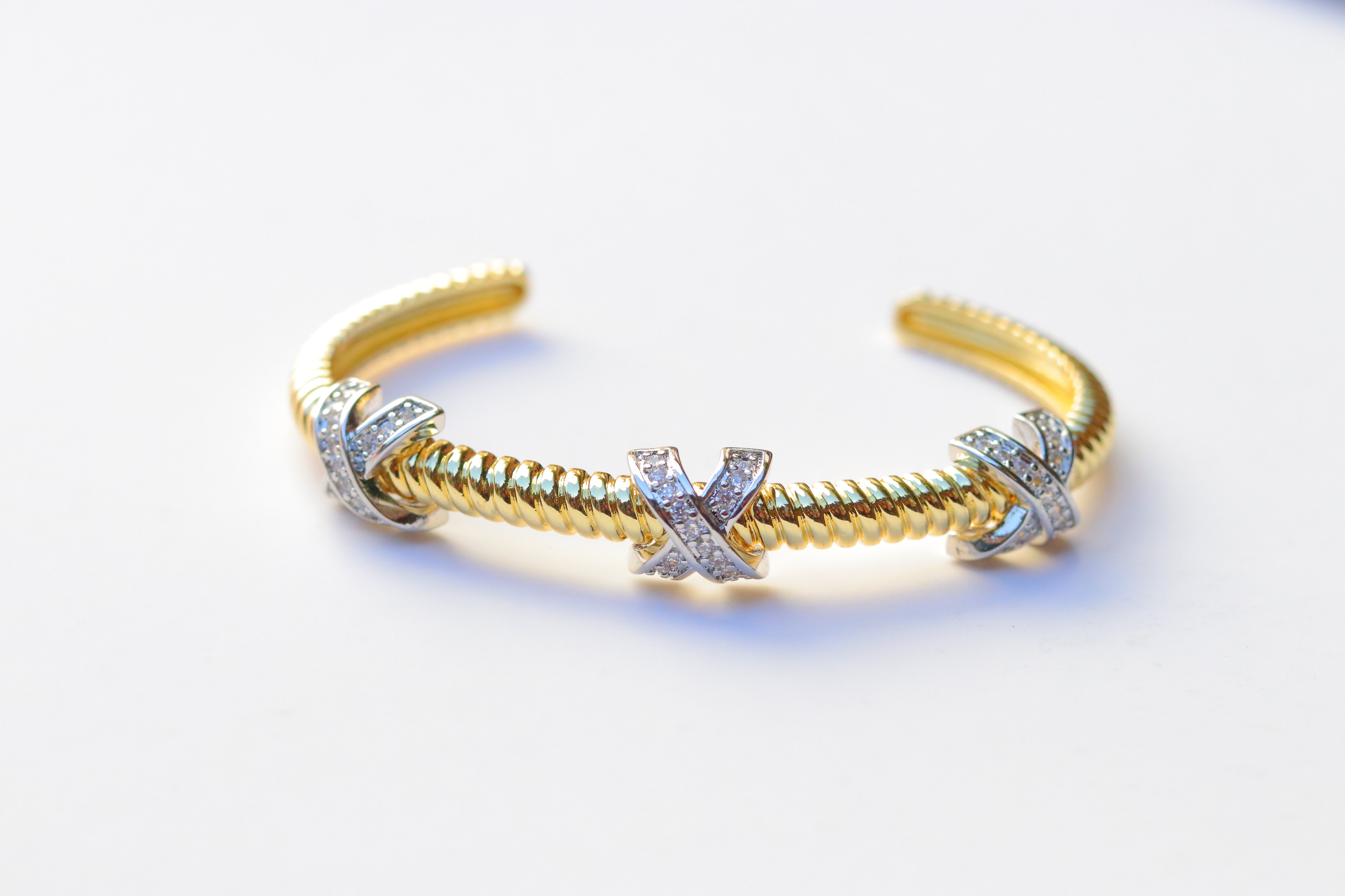 Pulsera Ropey Thin Cuff Triple X