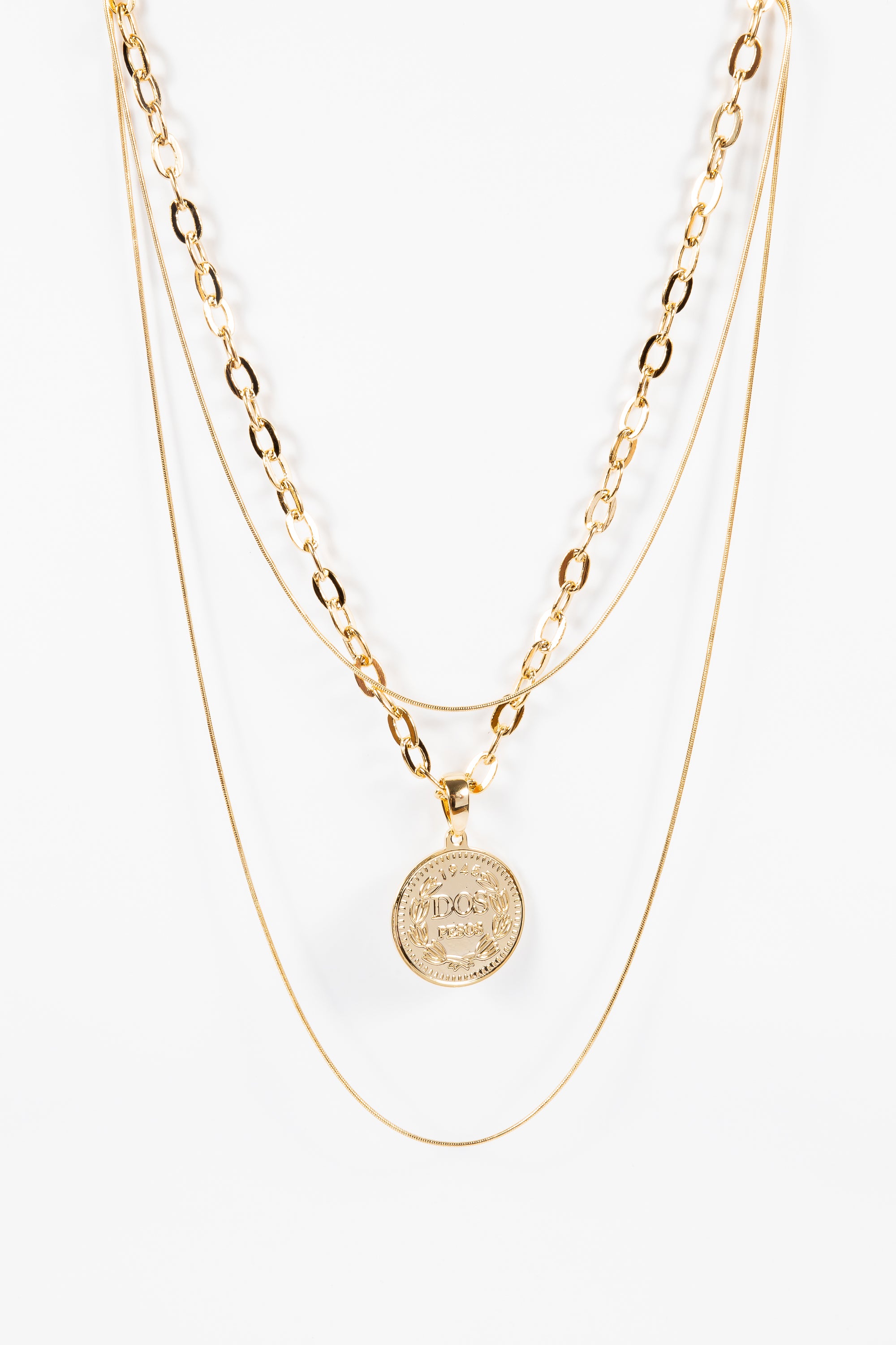 Collar Triple Stainey Queen Necklace