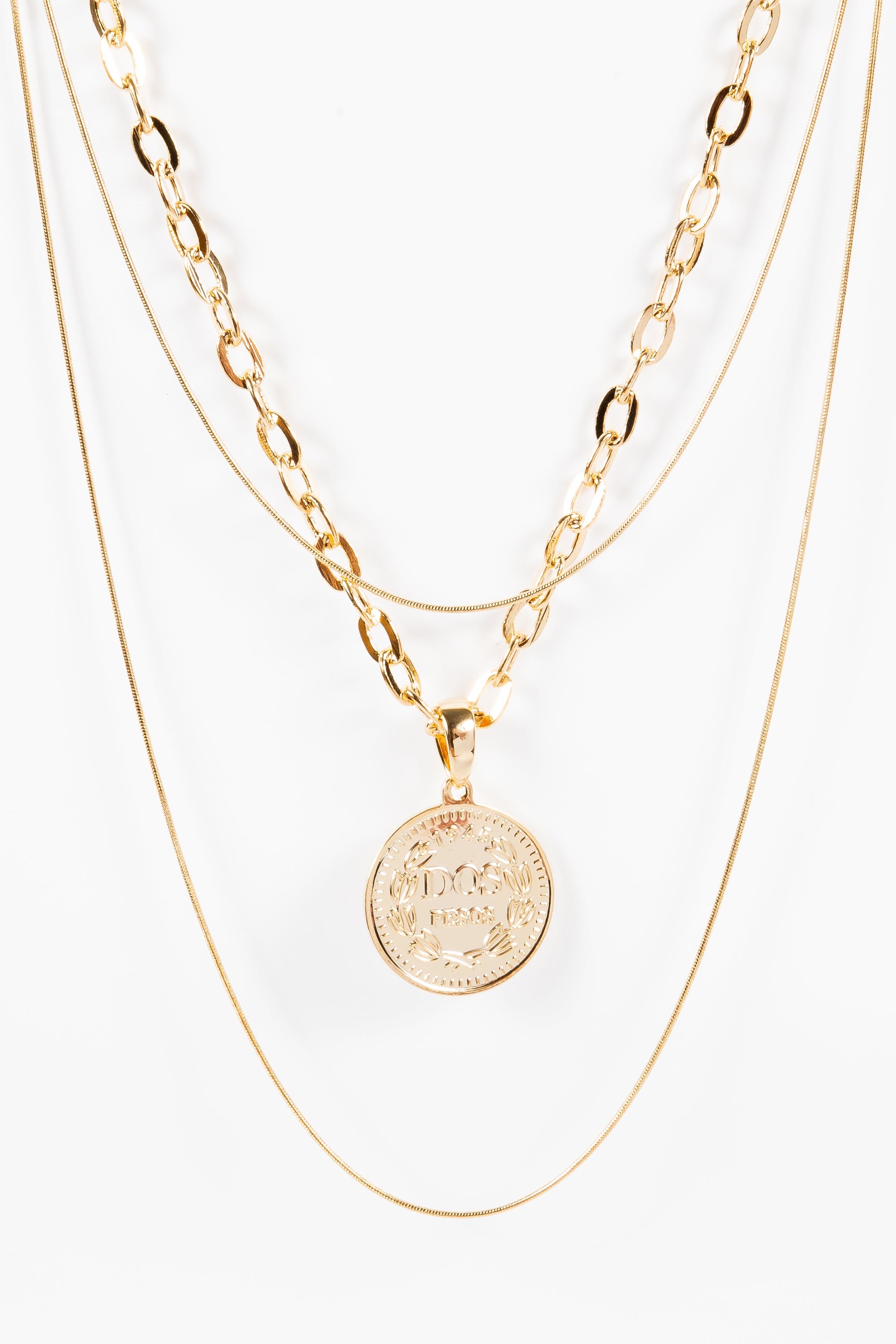 Collar Triple Stainey Queen Necklace