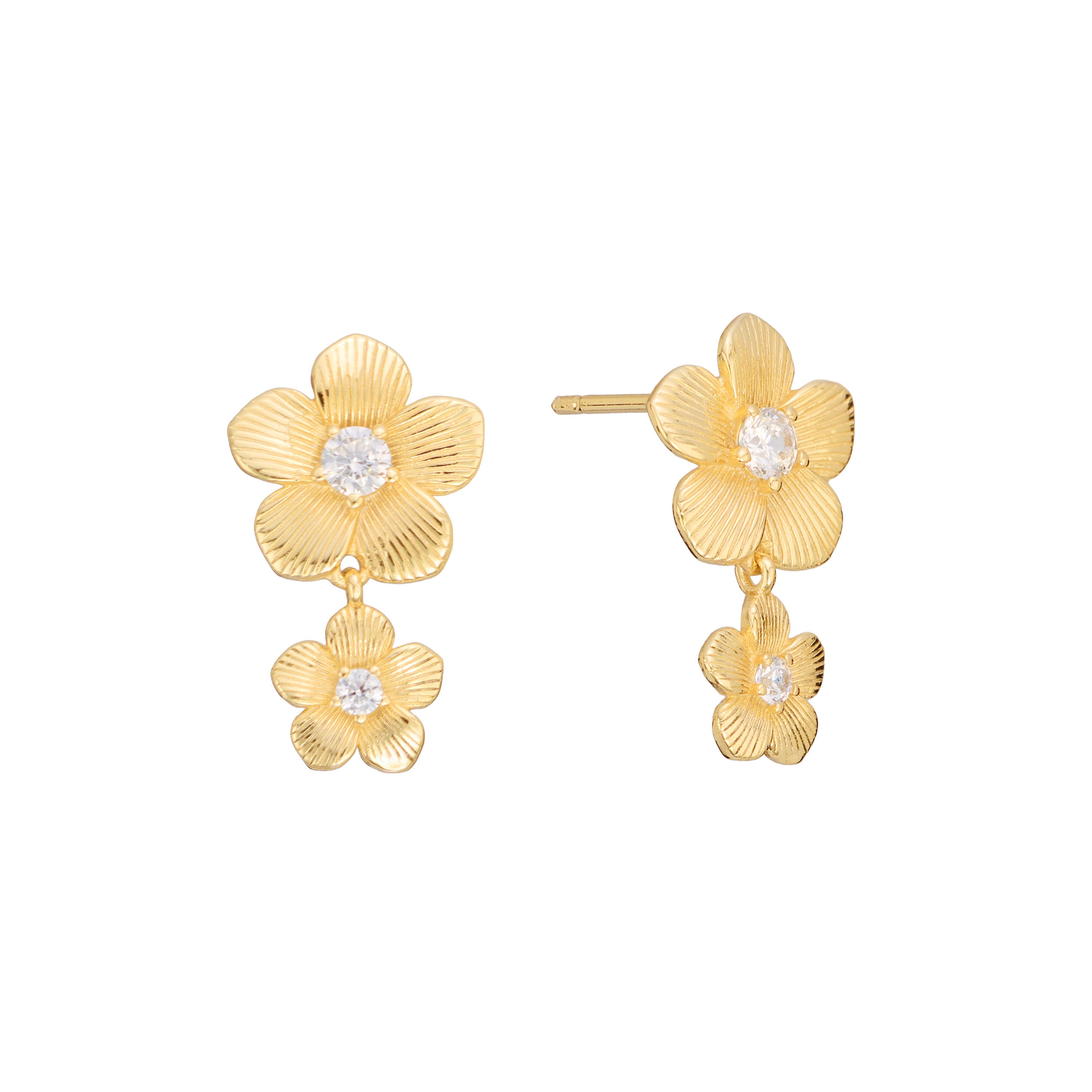 Aro Matte Flowers Bary Stud