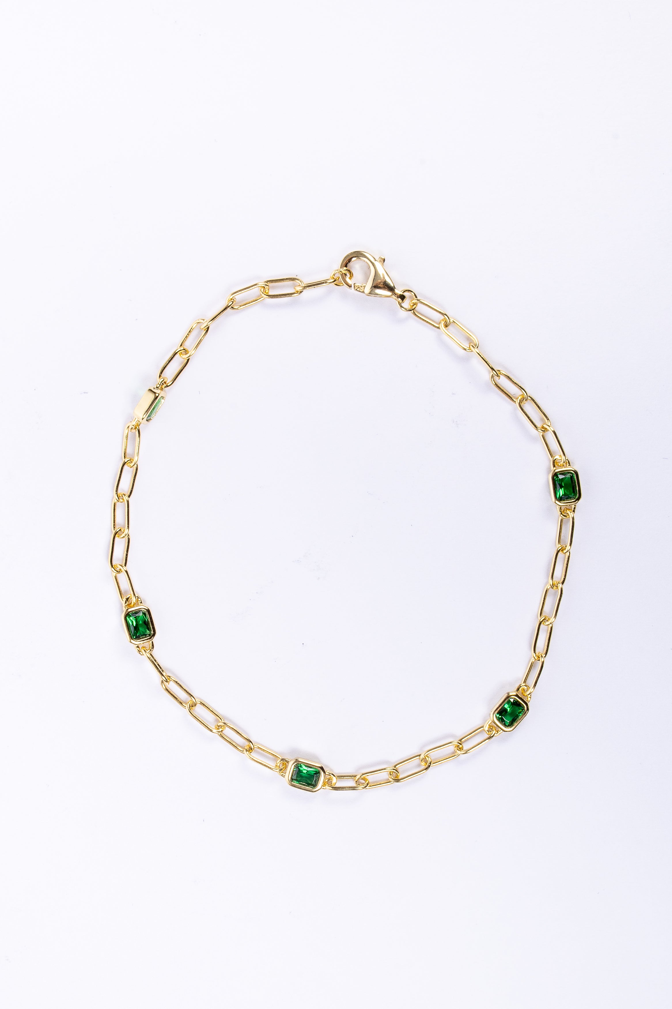Pulsera Paperclip Greeny 5 Bracelet