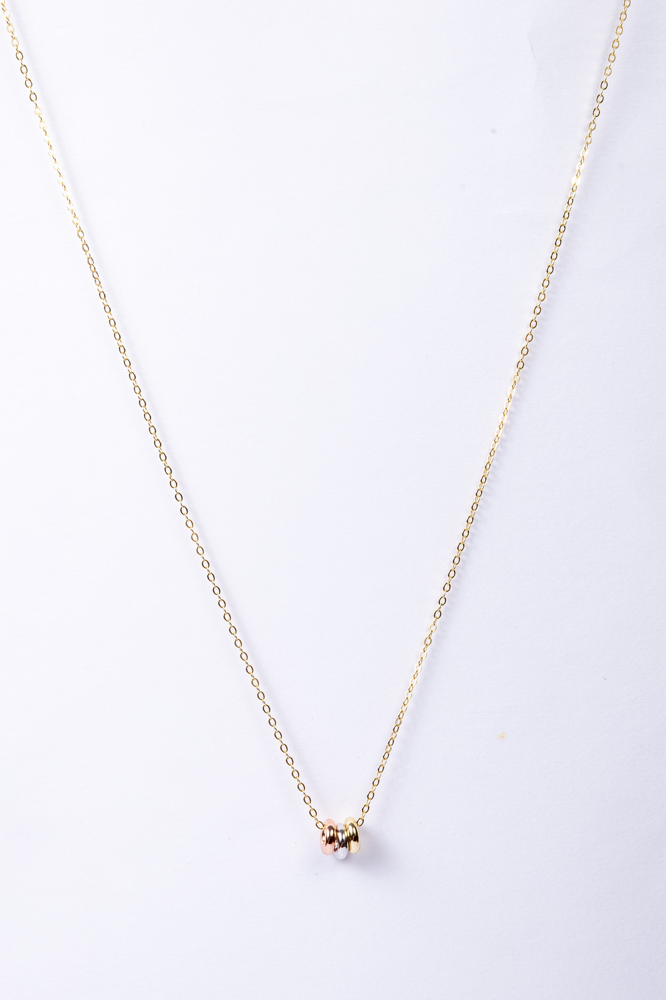 Collar 3 round trio colors new necklace