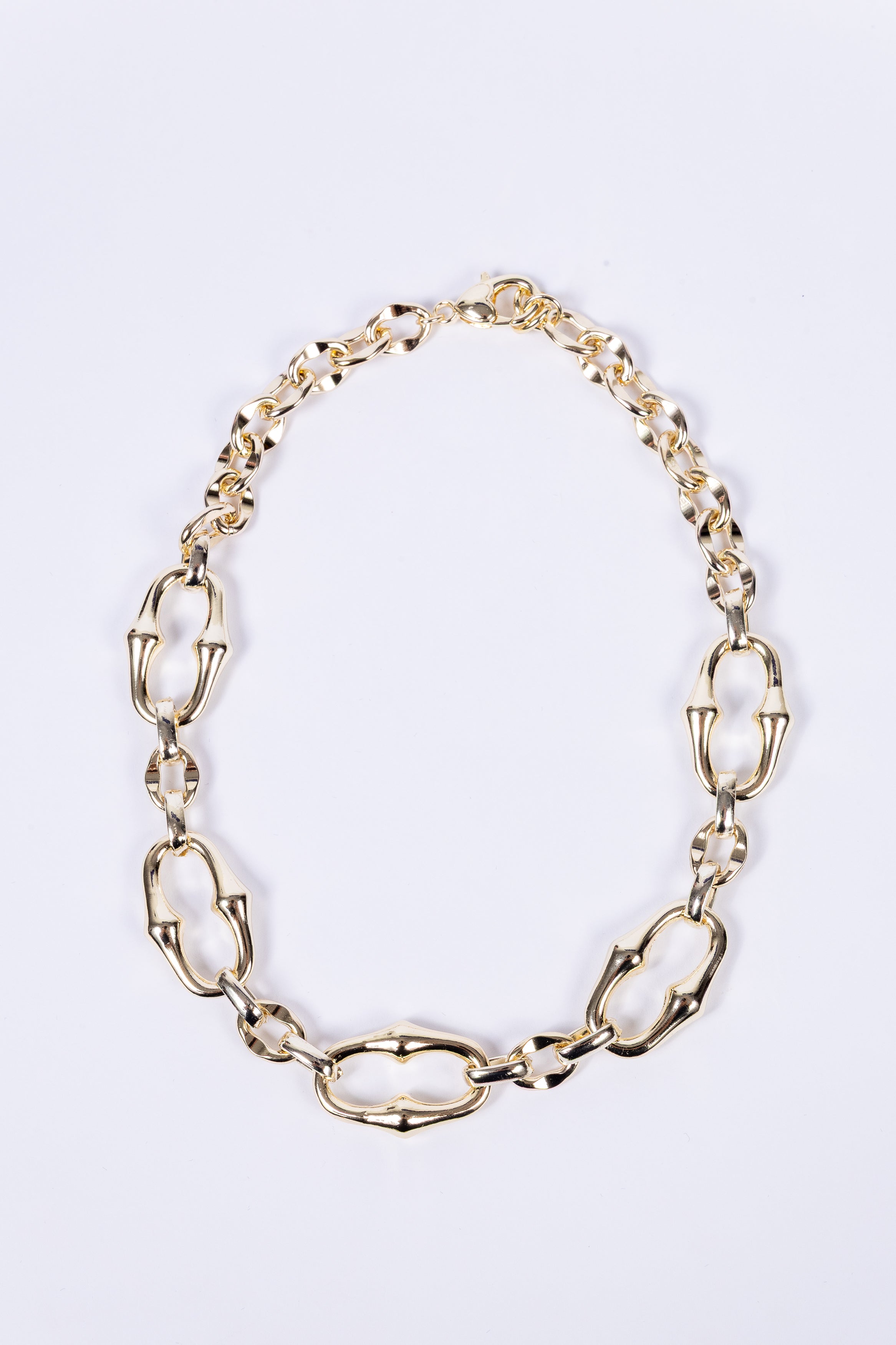 Collar Oval Bamboo Choker
