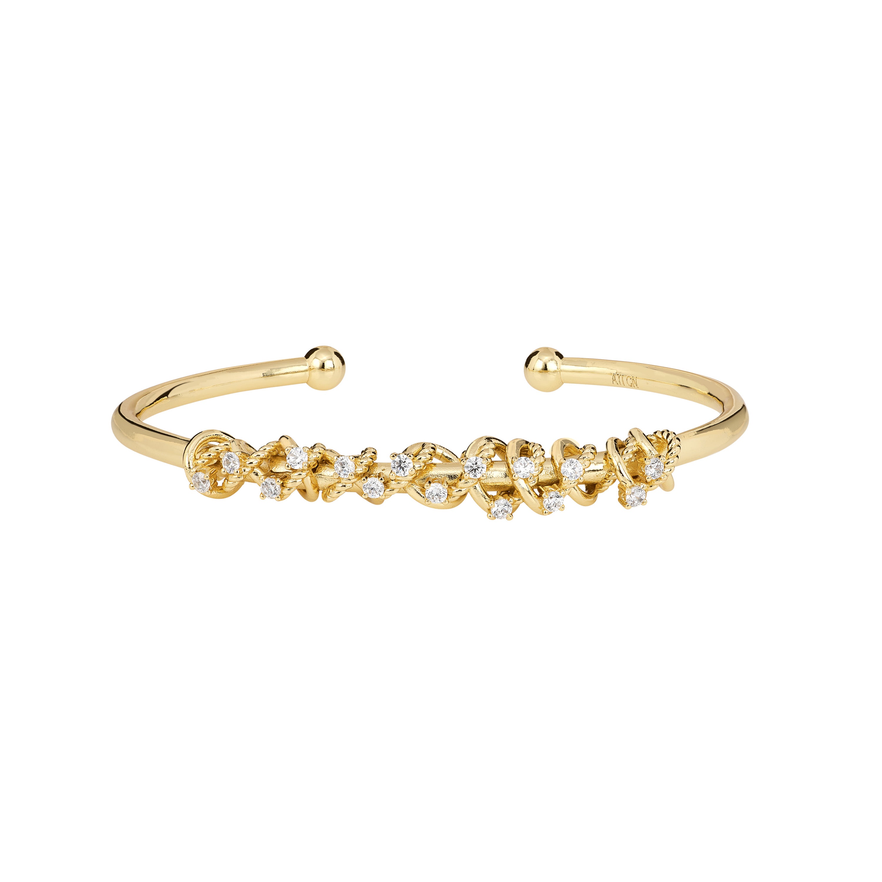 Pulsera Wrapped Bar Cuff