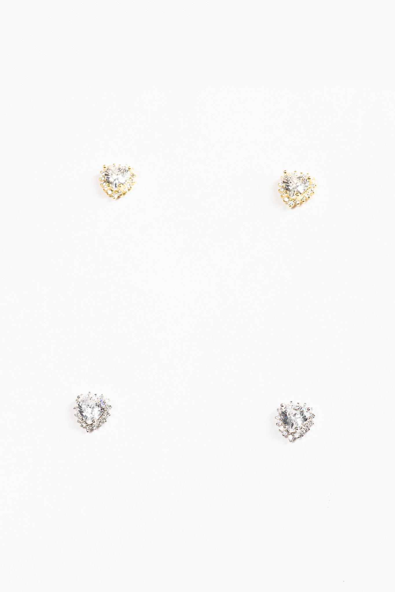Aro Heart Crystal Stud